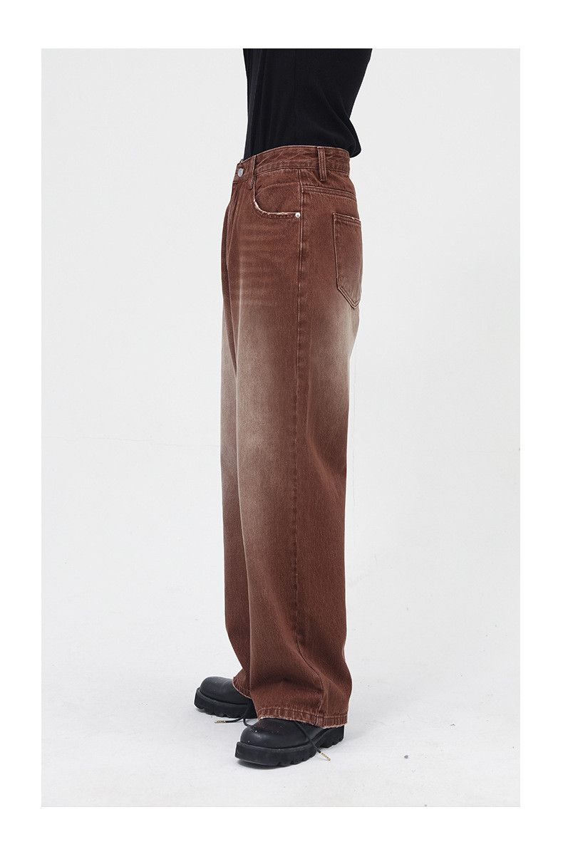 Japanese Brand × Jean Vintage Brown Washed Gradient Casual Jeans Size US 32 / EU 48 - 6 Thumbnail