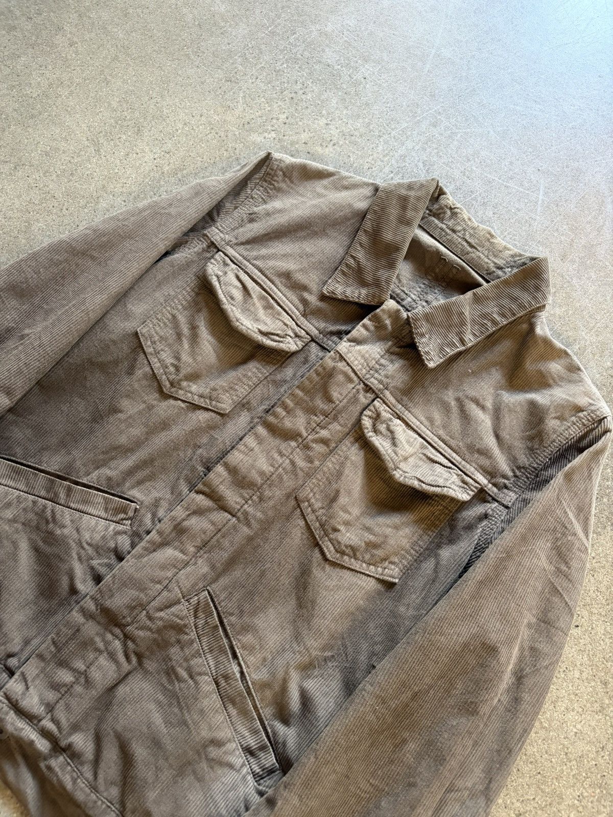 Rick Owens Rick Owens FW07 “Exploder” Corduroy Trucker Size US S / EU 44-46 / 1 - 2 Thumbnail