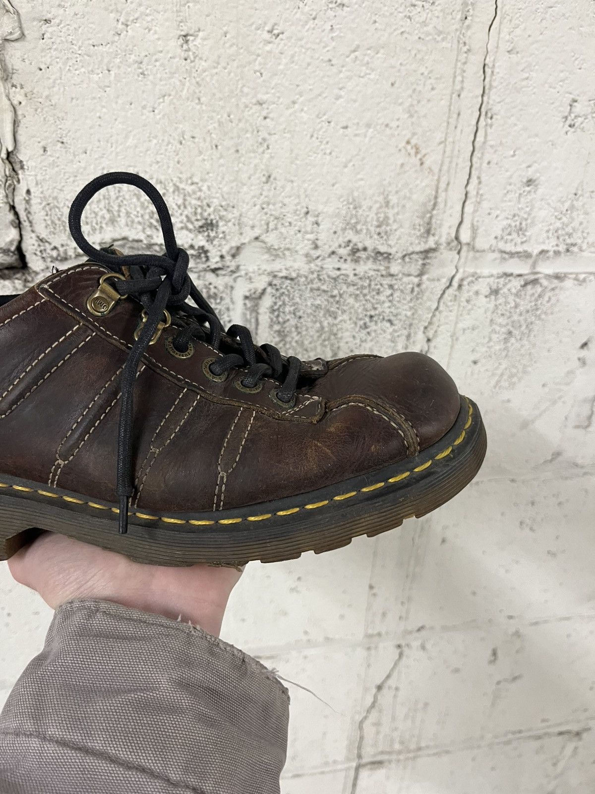 Dr. Martens Dr.marten vintage leather boots rare 90s streetwear preppy Size US 10 / EU 43 - 10 Thumbnail
