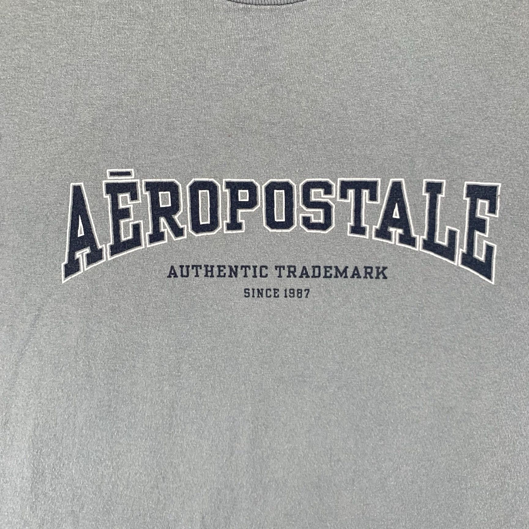 Aeropostale VINTAGE Aeropostale Graphic Print Shirt Mens Medium Blue 2000s Y2K Spell Out Grunge Size US M / EU 48-50 / 2 - 2 Thumbnail