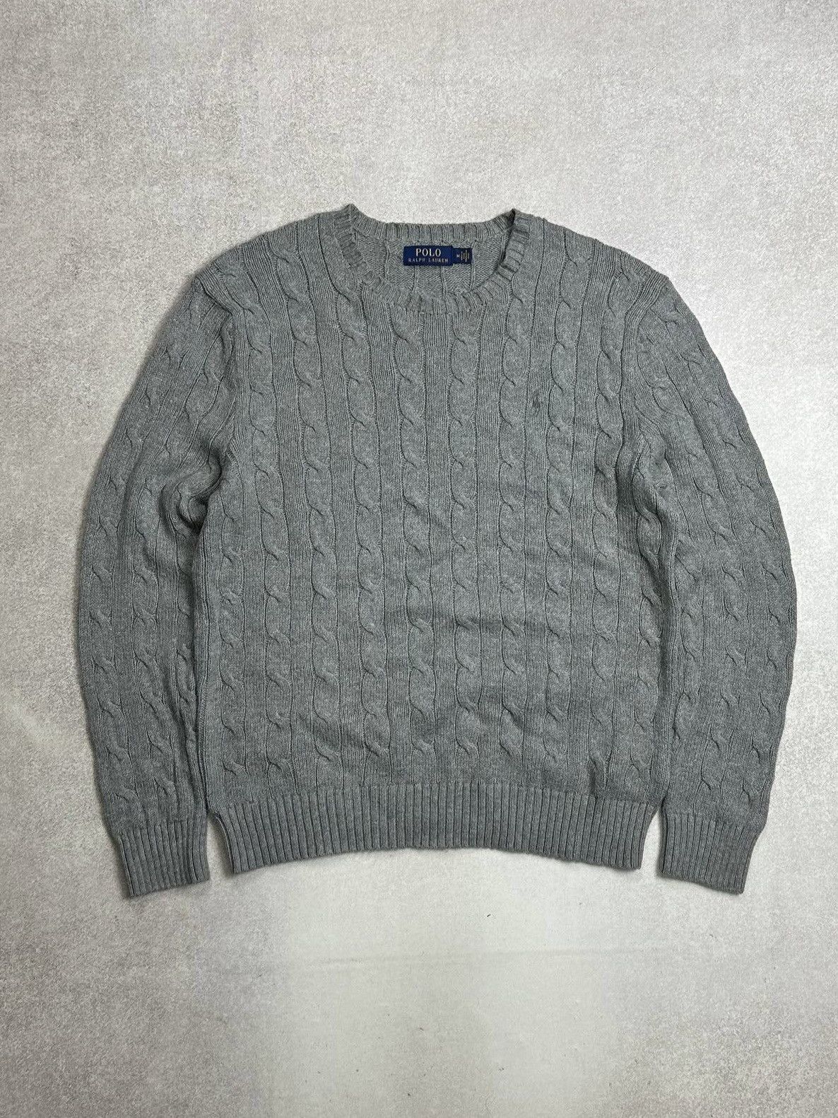Vintage Polo Ralph Lauren Cabble Knit RRL Sweater Mens M