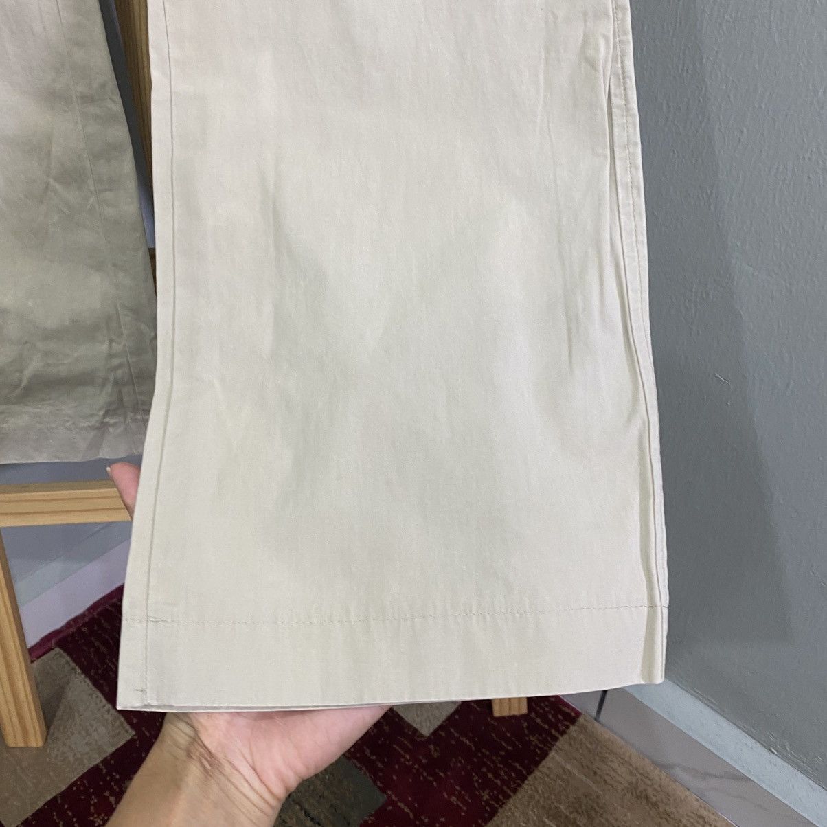 Dolce & Gabbana Vintage Dolce & Gabbana Khaki Cargo Chino Pants - Cream Size US 34 / EU 50 - 6 Thumbnail