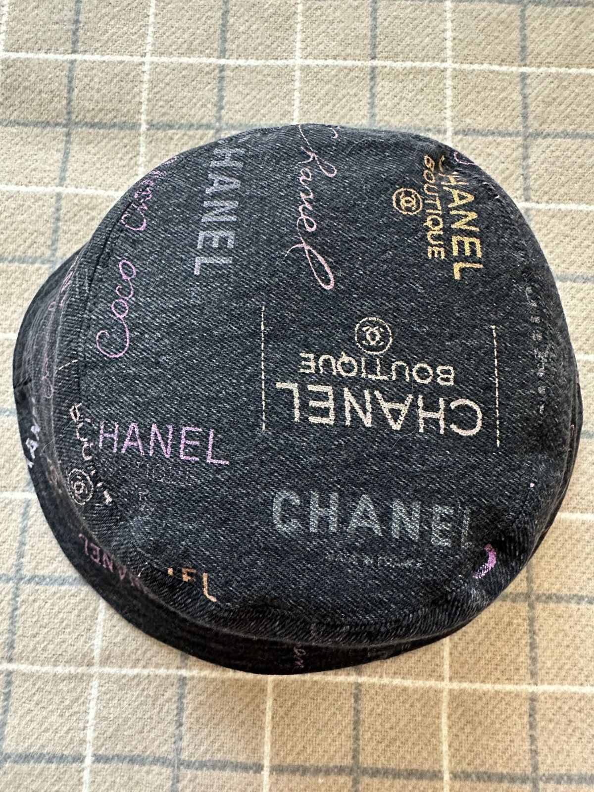 Chanel Chanel 22P graffiti denim bucket hat size Size ONE SIZE - 4 Thumbnail