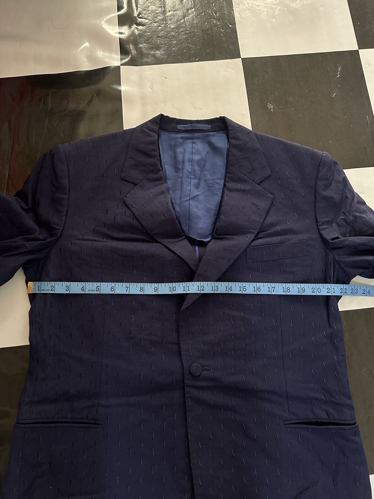 Japanese Brand × Vintage Japanese Vintage With Double Breat Suit Blazer Jacket Size 38R - 12 Thumbnail