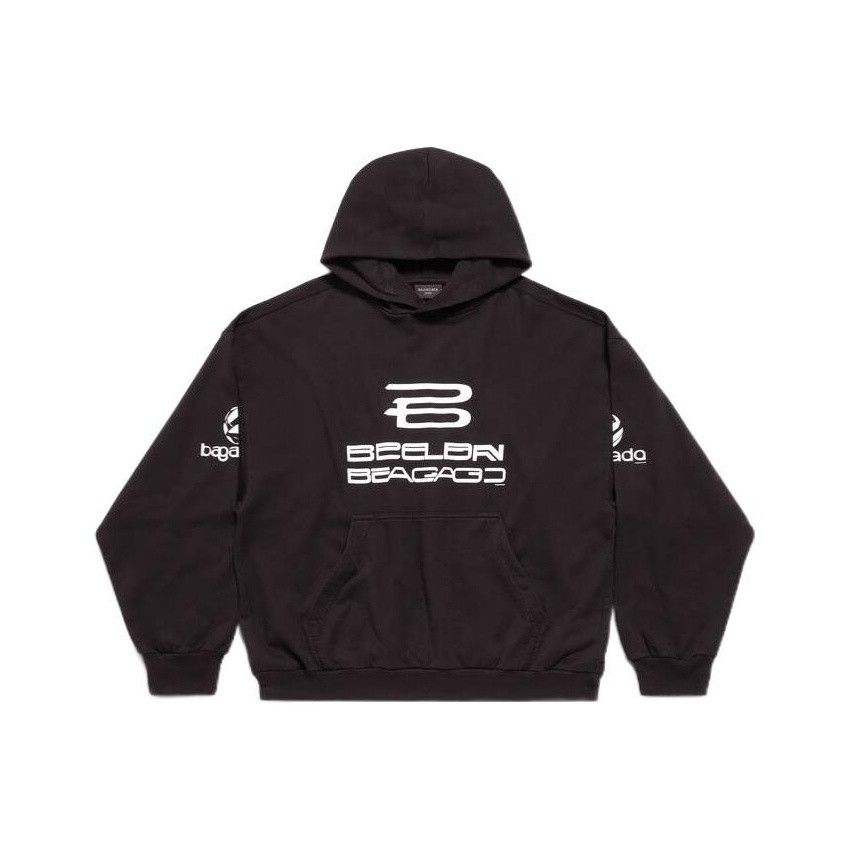 Balenciaga Balenciaga Logo Graphic Hoodie Size M Size US M / EU 48-50 / 2 - 1 Thumbnail
