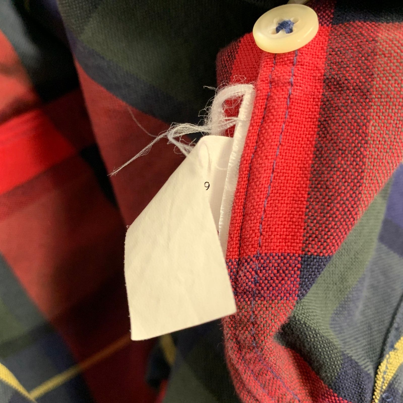 Ralph Lauren Red Blue Green Plaid Woven Button Down Long Sleeve Shirt Size US S / EU 44-46 / 1 - 7 Thumbnail