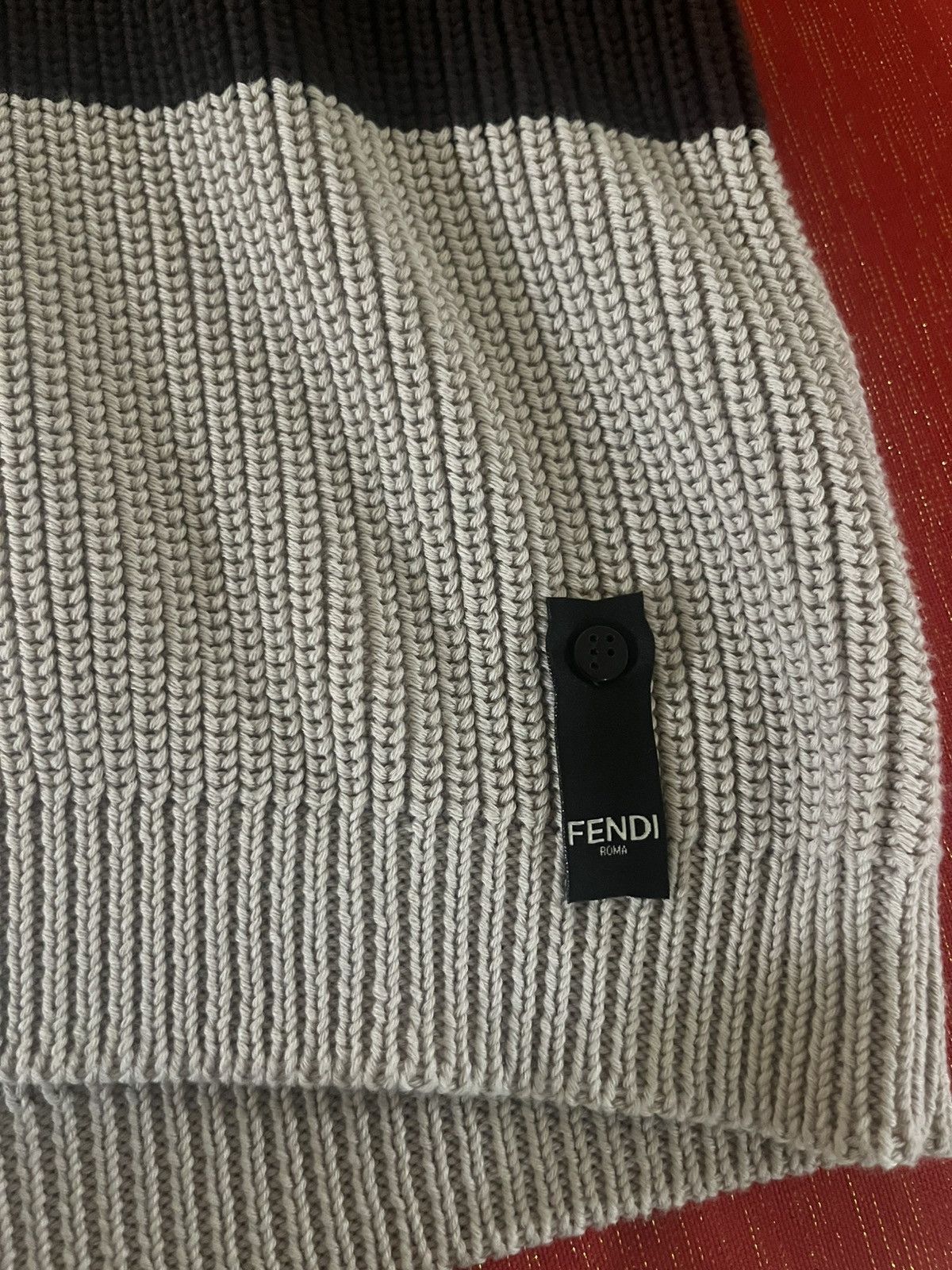 Fendi Fendi Polo/Cardigan Knit Sz 50 Size US M / EU 48-50 / 2 - 18 Thumbnail