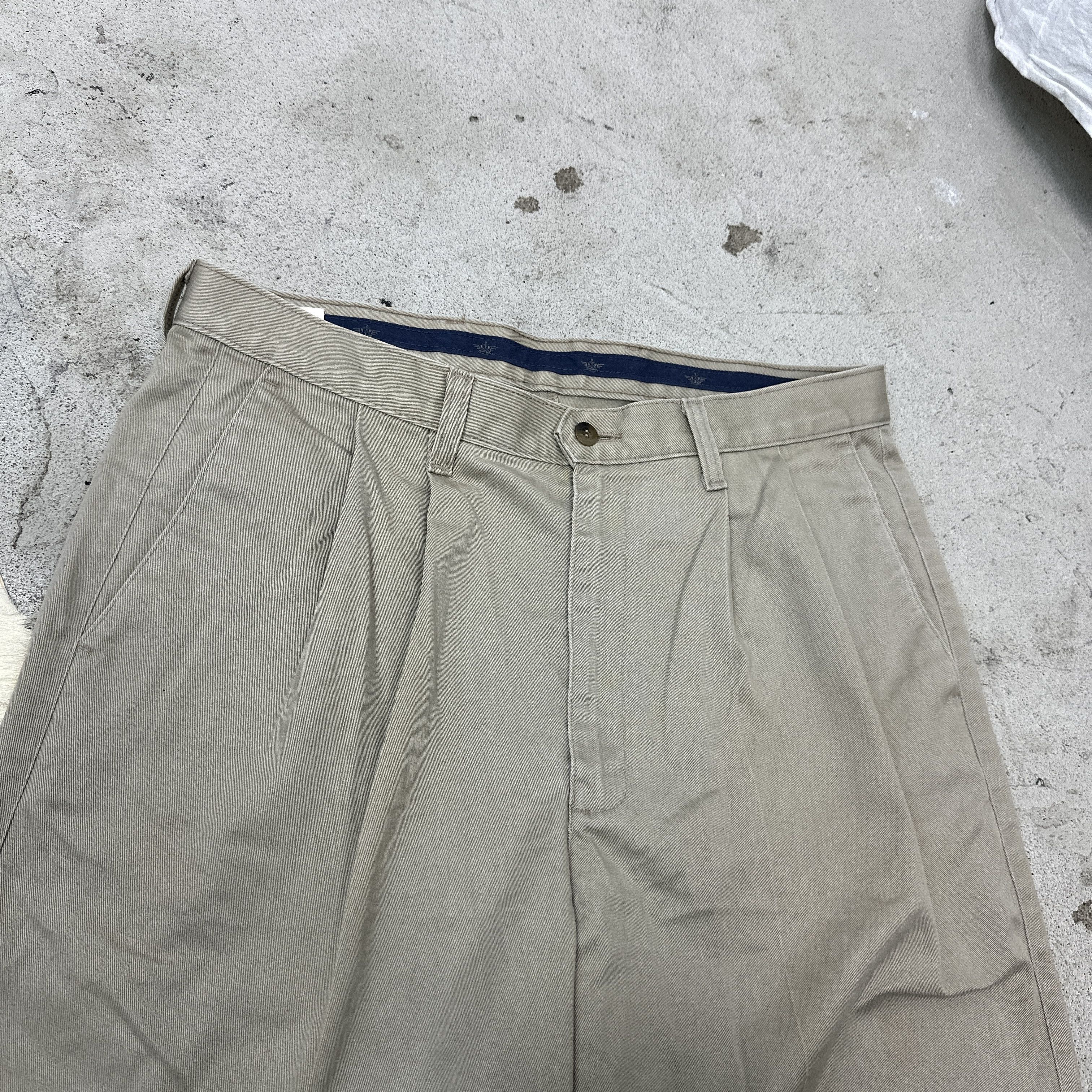 Dockers Vintage Wide Leg Straight Dockers Chino Trousers 00s Size US 34 / EU 50 - 5 Thumbnail