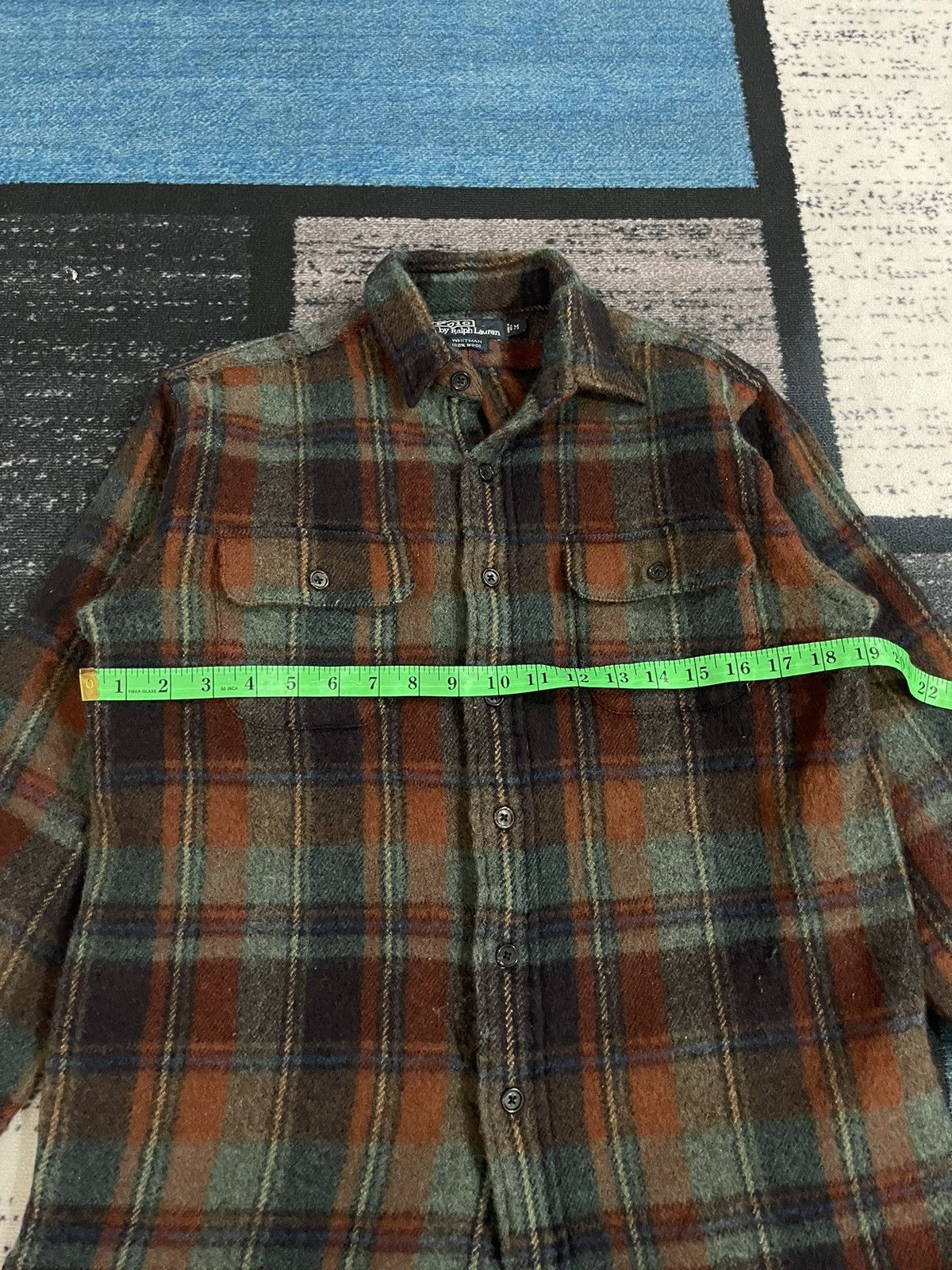 Polo Ralph Lauren Vintage Polo Ralph Lauren Whitman Wool Plaid Shirt Size US M / EU 48-50 / 2 - 13 Thumbnail
