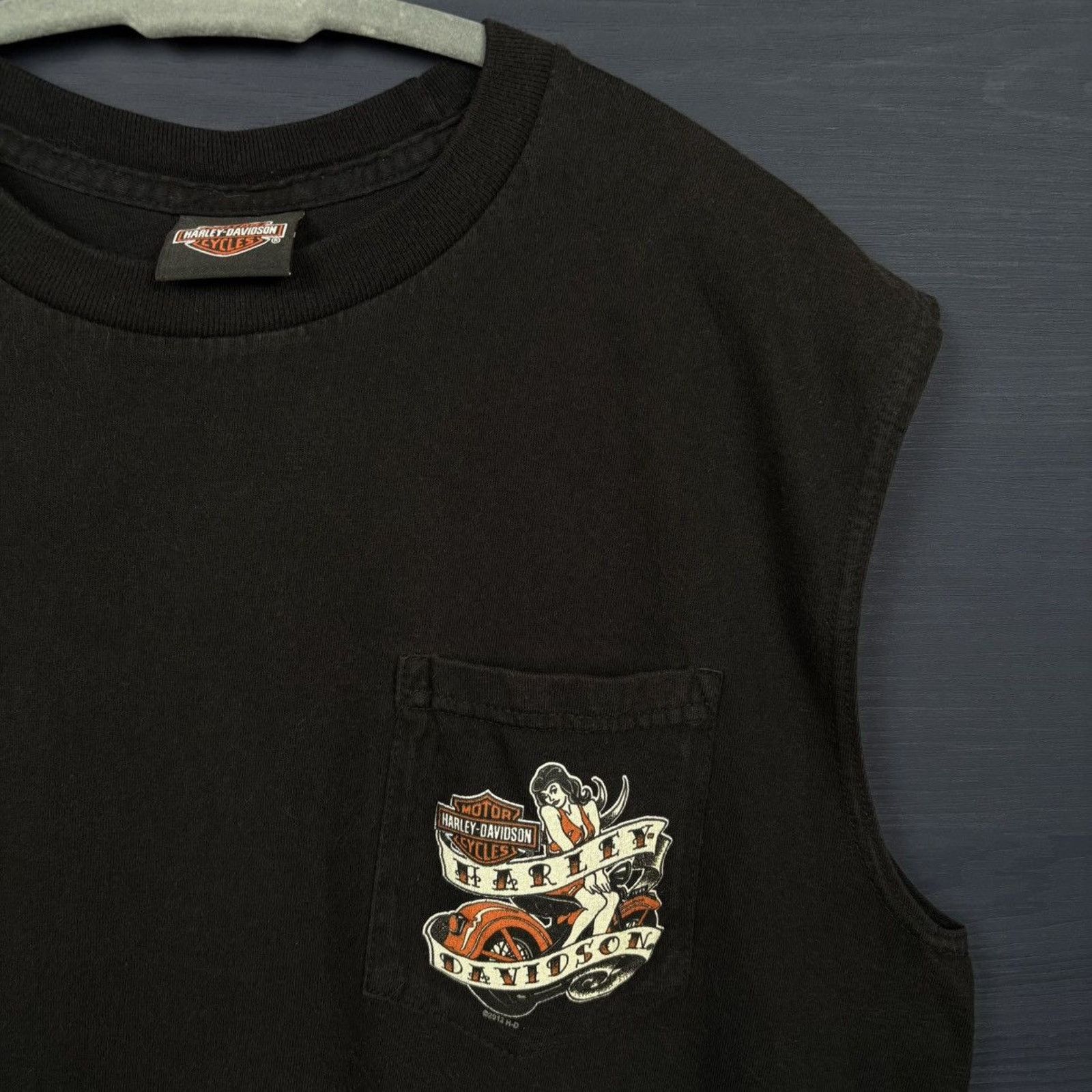 Harley Davidson × Japanese Brand × Vintage 🇺🇸2012 HARLEY-DAVIDSON Virginia Eagle Tank Size US L / EU 52-54 / 3 - 5 Thumbnail