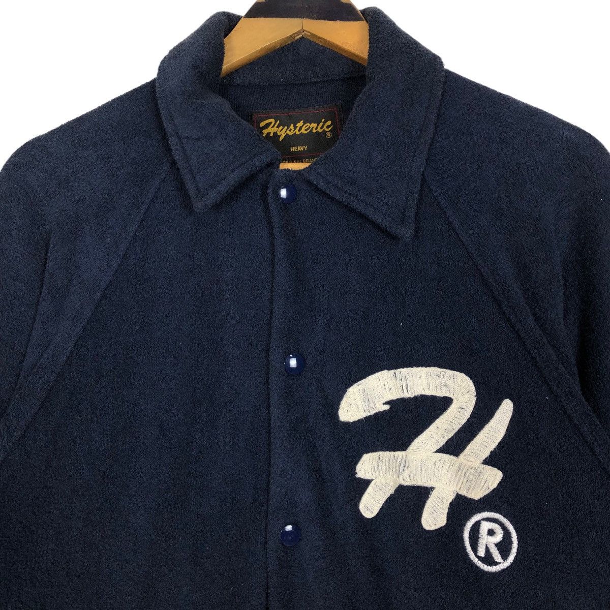 Hysteric Glamour Vintage Hysteric Glamour Stadium Jacket Button Up Sweater Size US L / EU 52-54 / 3 - 6 Thumbnail