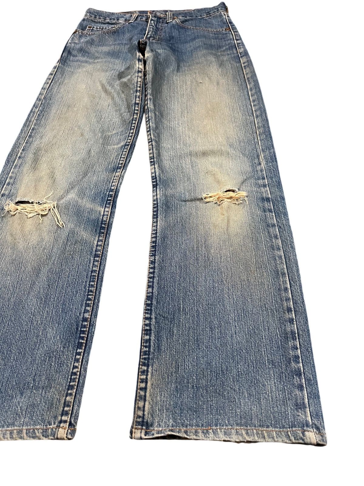 LVC × Levi's × Levi's Vintage Clothing Vintage Levi’s 512-0217 Faded Distressed Denim Size US 29 - 3 Thumbnail