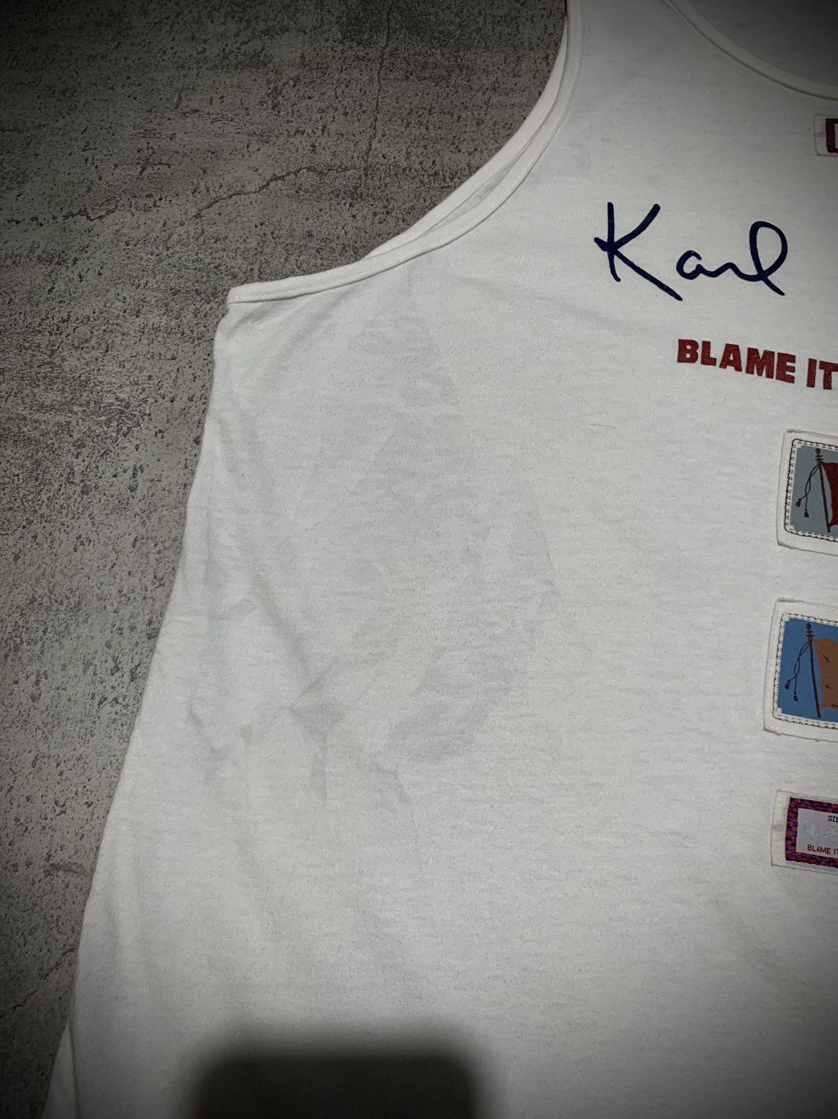 Karl Helmut Vintage Karl Helmut blame it on my youth patch tanktop Size US M / EU 48-50 / 2 - 4 Thumbnail