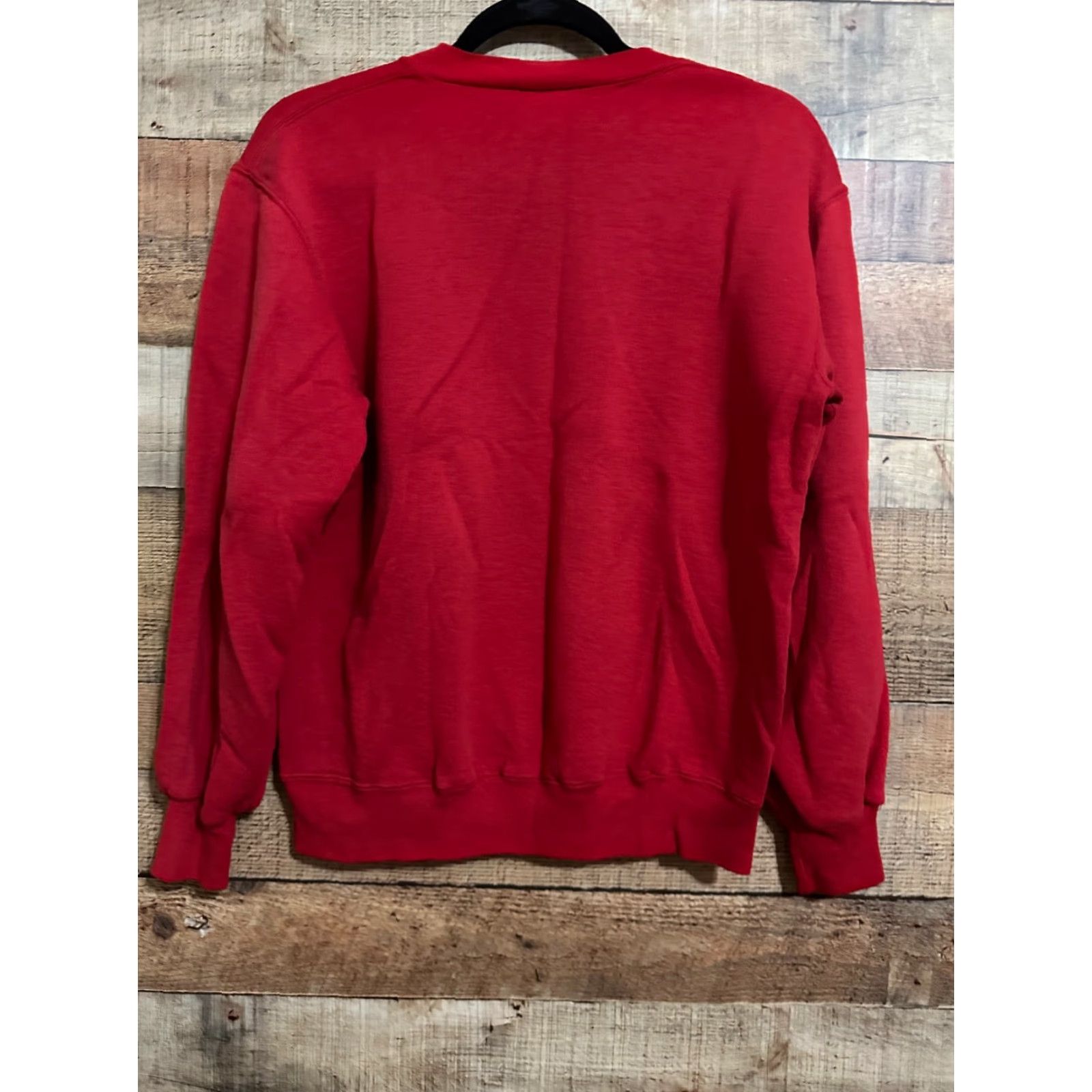 Jerzees VINTAGE JERZEES Sweatshirt Red M USA Super Sweats Blank Pullover Men Medium Size US M / EU 48-50 / 2 - 2 Thumbnail