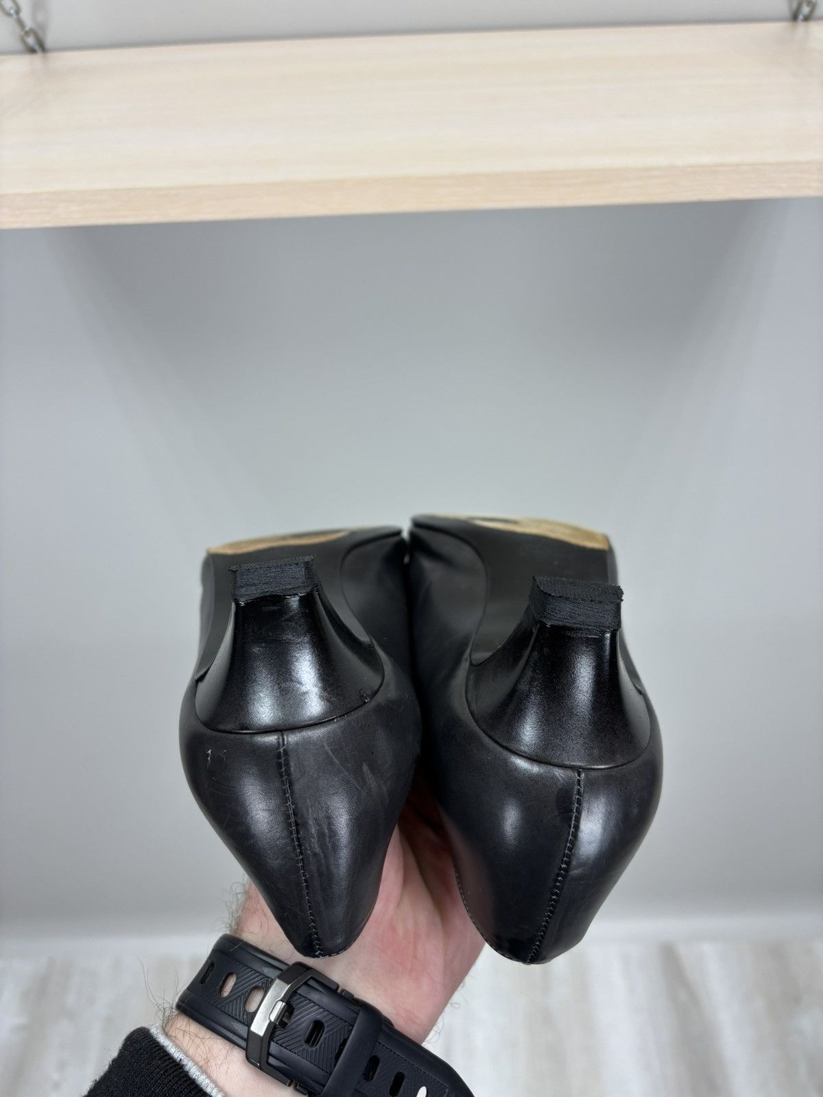 Celine Womens heels Celine Paris Size 40 1/2 Color Gray Size US 10.5 / IT 40.5 - 12 Thumbnail