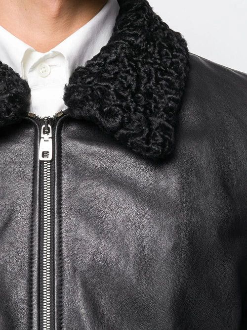 Dolce & Gabbana o1y0125 Leather Bomber Jacket in Black Size US M / EU 48-50 / 2 - 5 Thumbnail