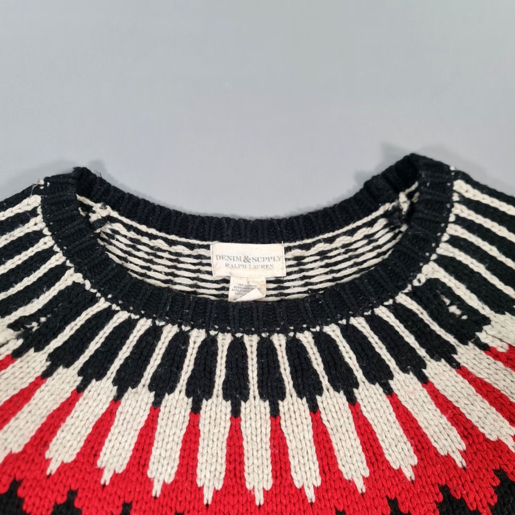 Native VINTAGE Denim & Supply Ralph Lauren Polo Jumper Womens Small XS? Size S / US 4 / IT 40 - 2 Thumbnail