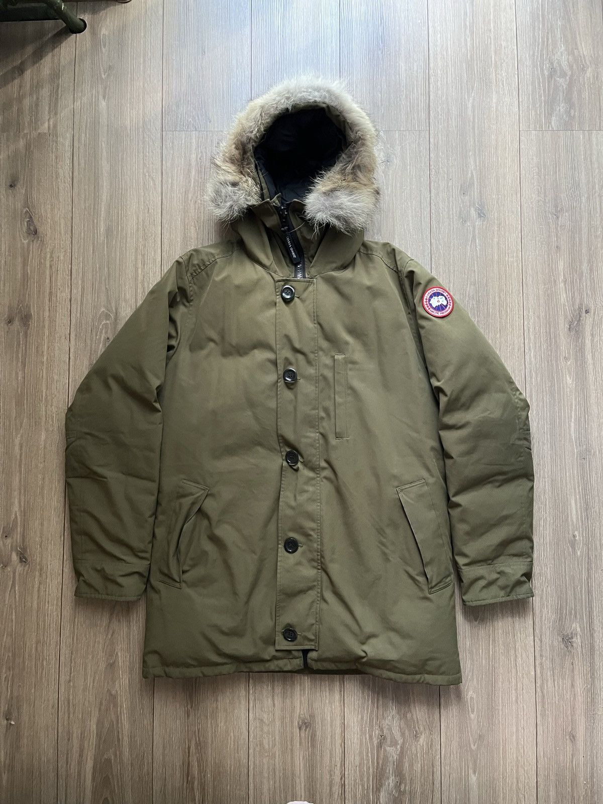 image of Canada Goose Chateau Parka Olive, Men's (Size XL)