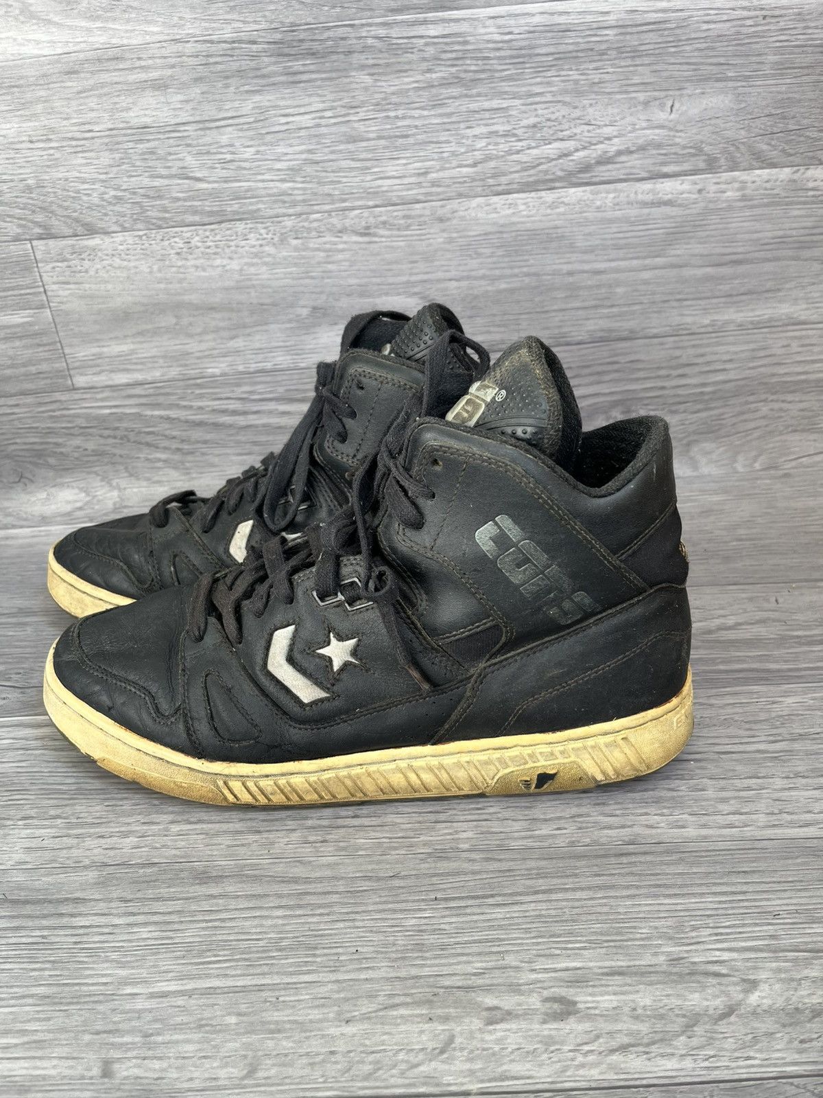 Converse Vintage 90's Converse Cons Star Wave hi-top sneakers sz12 Size US 12 / EU 45 - 1 Thumbnail