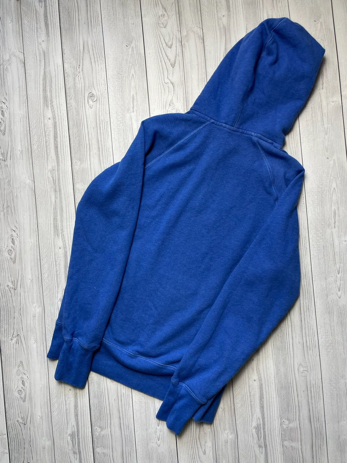 Nike × Vintage Vintage Nike hoodie big logo blue size L/XL Size L / US 10 / IT 46 - 6 Thumbnail