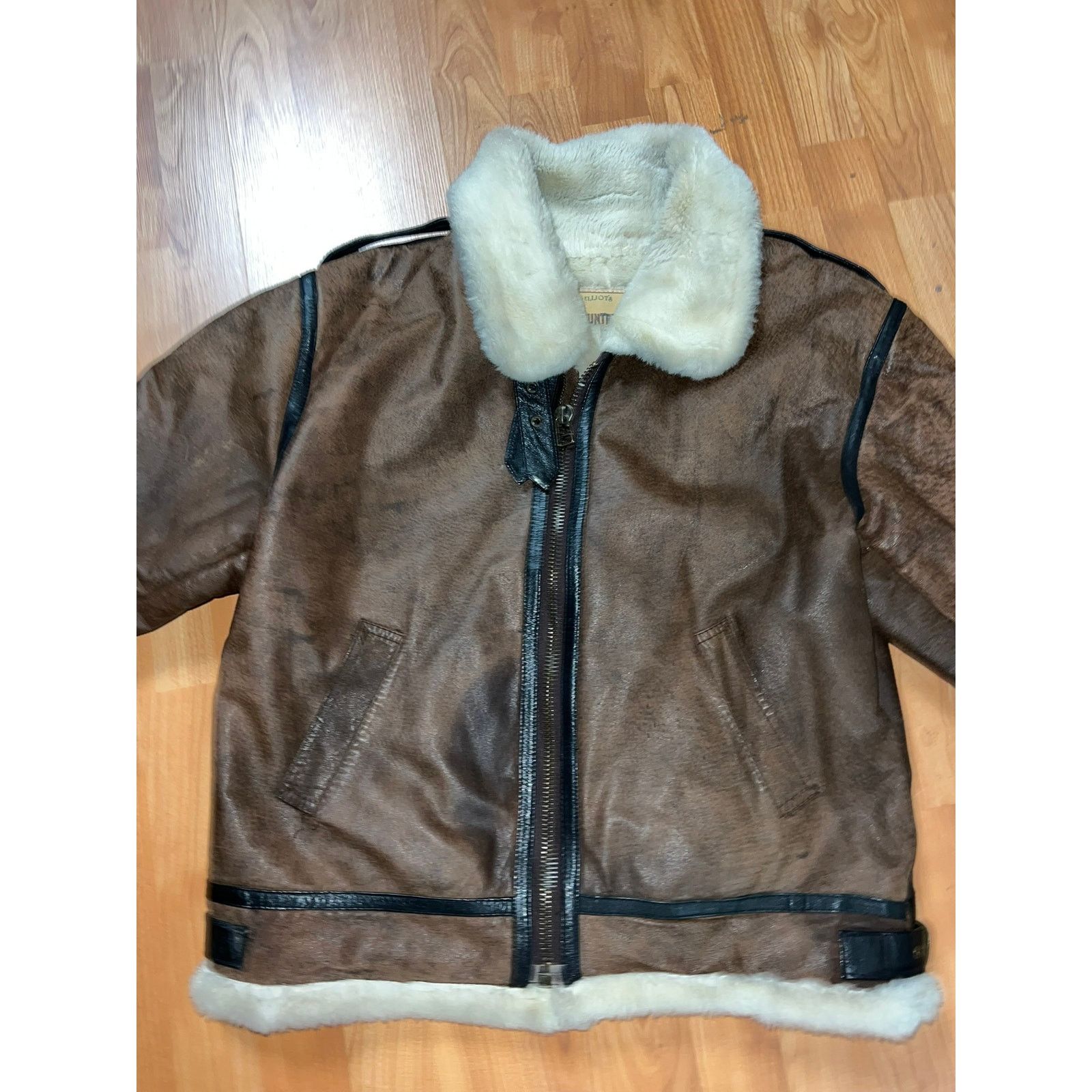 Vintage Lloyd Elliot's Country Club Leather Jacket Avanti Aviator B3 Size US M / EU 48-50 / 2 - 2 Thumbnail