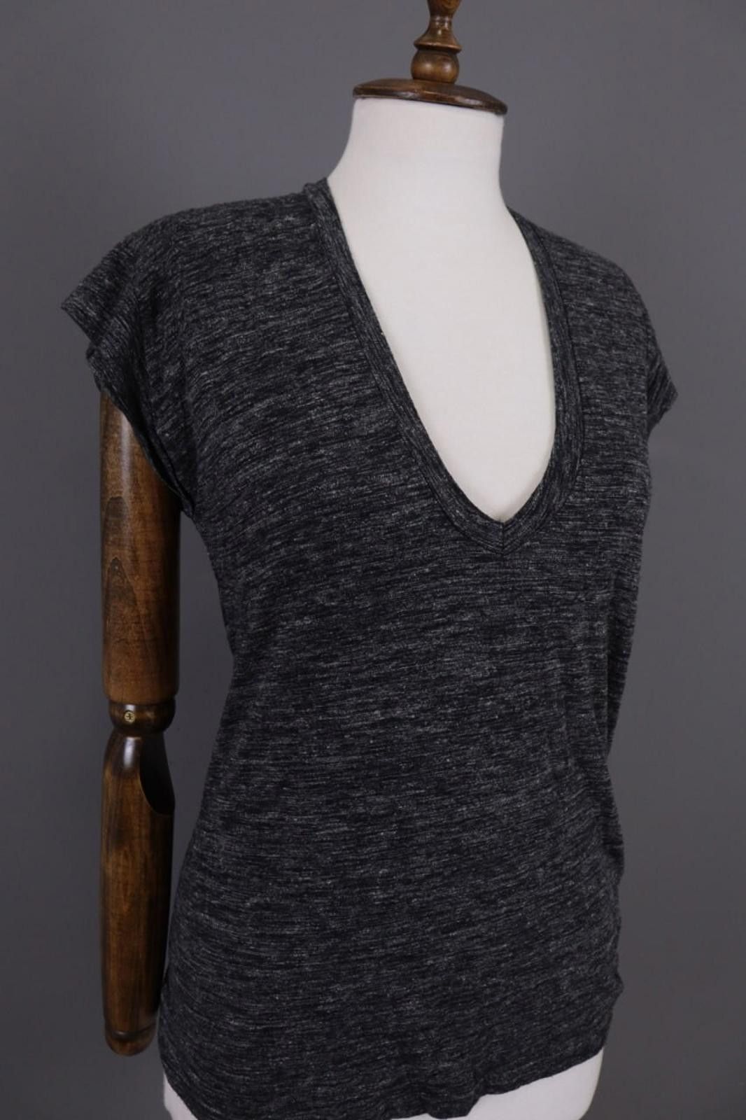 Isabel Marant Etoile Isabel Etoile Marant Gray Wool Linen Top T-Shirt Size 36 Size M / US 6-8 / IT 42-44 - 5 Thumbnail