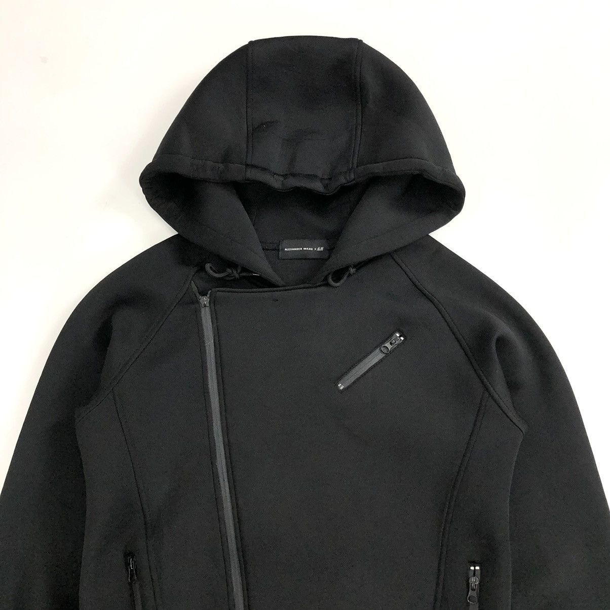 Alexander Wang × H&M Rare🔥 Alexander Wang x H&M Scuba Acymmetric Zip Hoodie Size US M / EU 48-50 / 2 - 4 Thumbnail