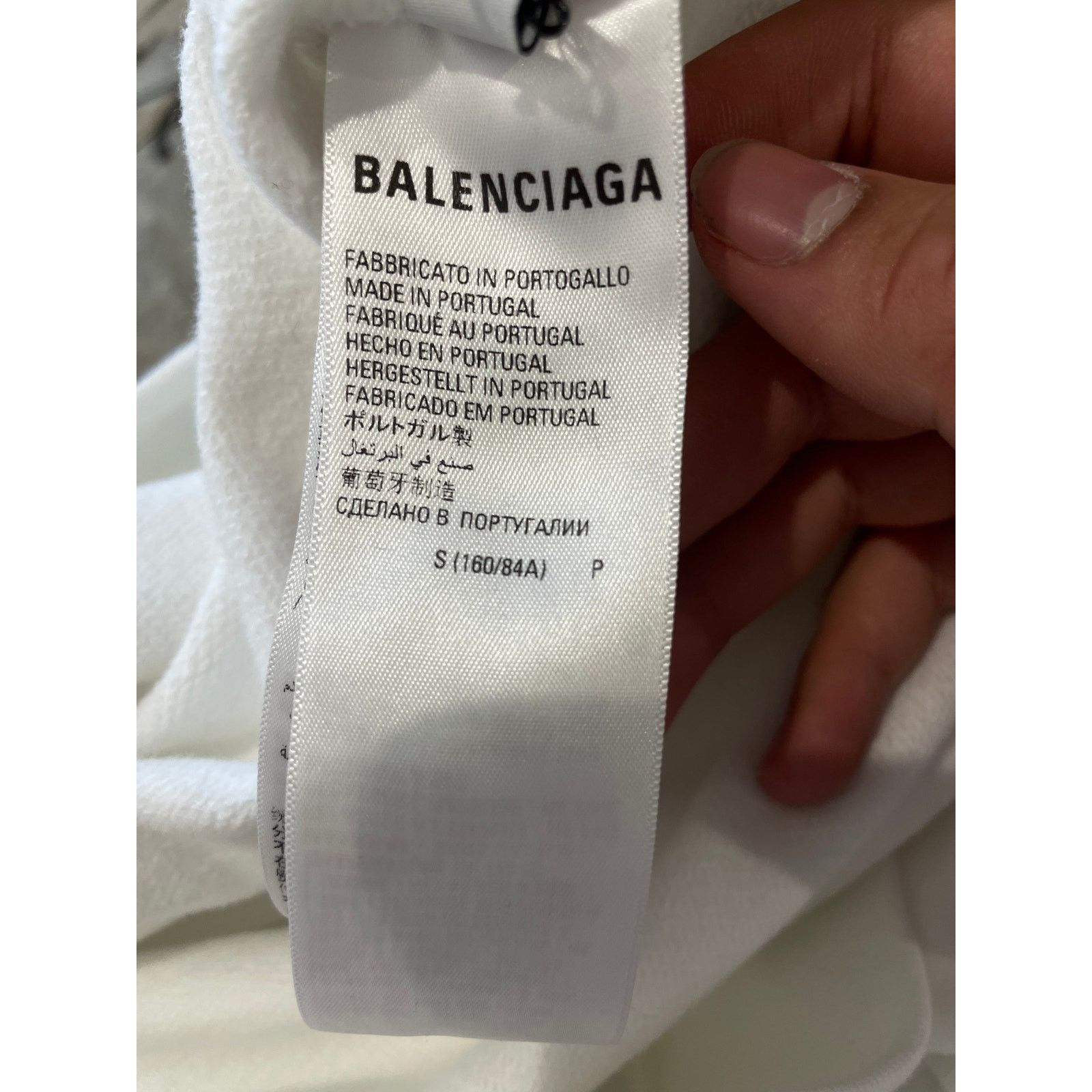 Balenciaga Balenciaga White & Blue Food Programme Hoodie Size US S / EU 44-46 / 1 - 6 Thumbnail