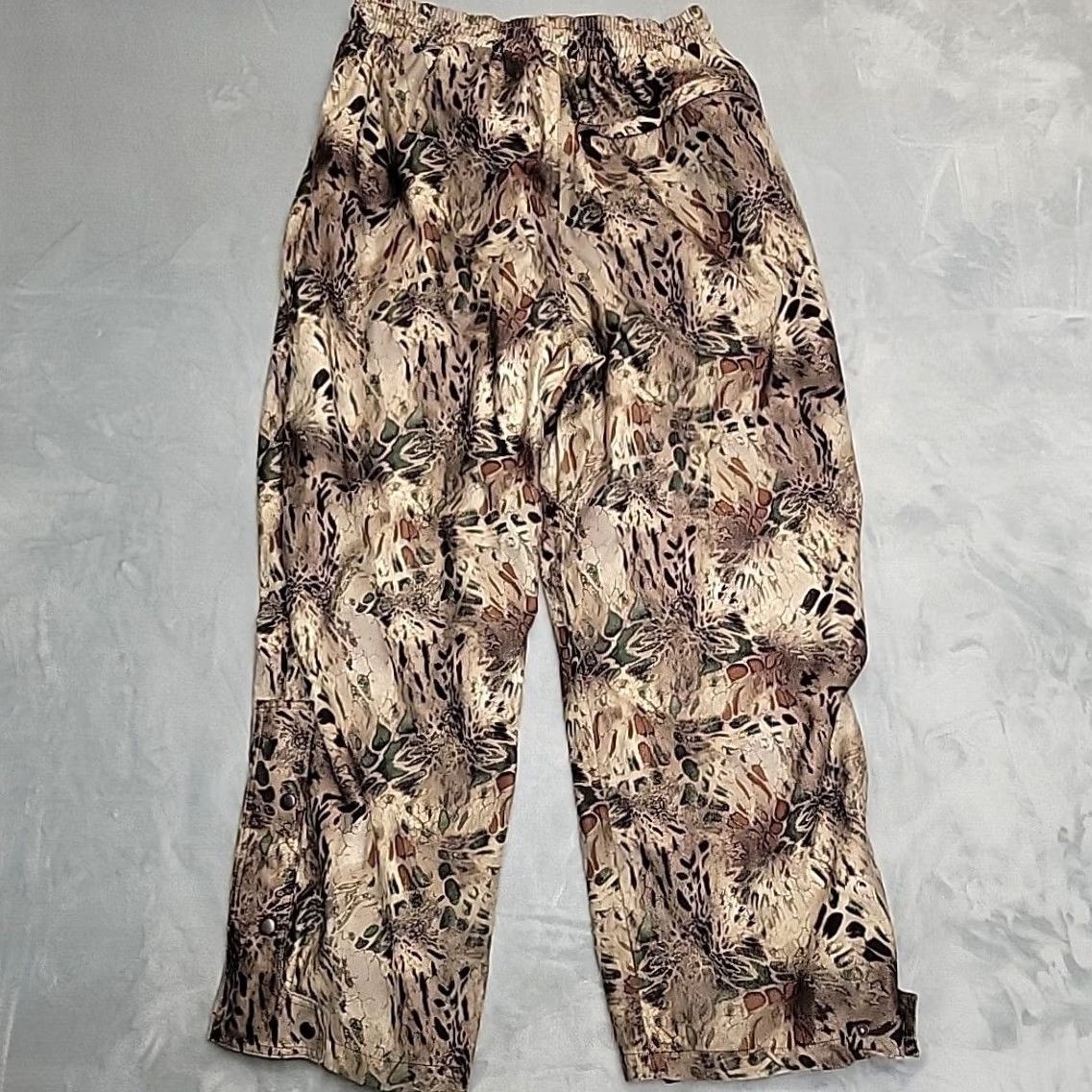 Vintage Prym1 Camo Pants Mens XL Brown Camouflaged Lined Elastic Waist Hunting Outdoors Size US 36 / EU 52 - 6 Thumbnail
