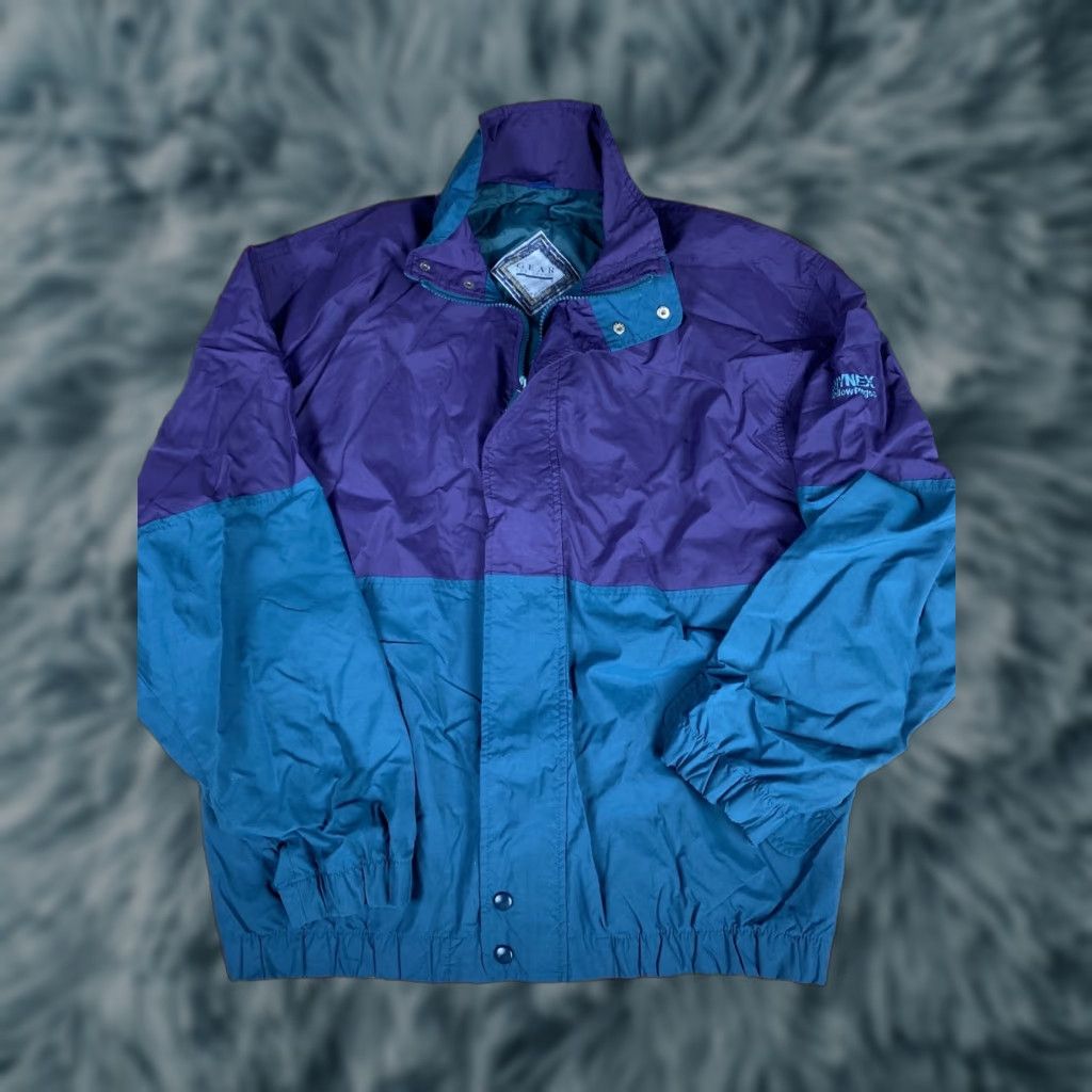 AQUA VINTAGE Gear For Sports Windbreaker Jacket 90s Purple Aqua Mens L Logo Jacket Mens L Purple 90s Windbreaker Gear For Sports Logo Size US L / EU 52-54 / 3 - 1 Thumbnail