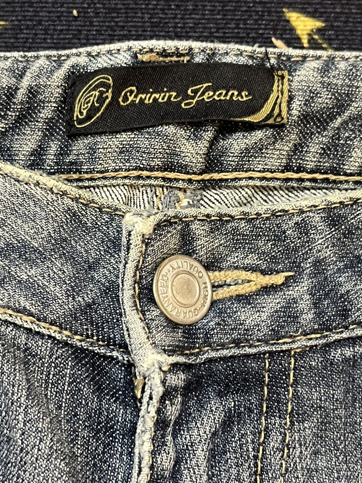 Japanese Brand Vintage Oririn Flare Bootcut Faded Denim Size US 30 / EU 46 - 7 Thumbnail