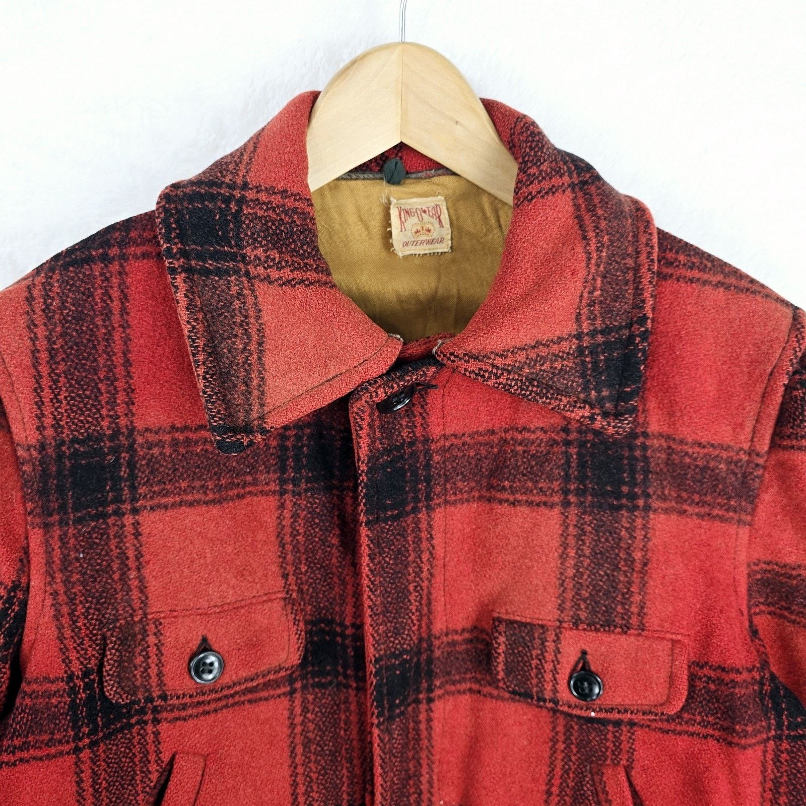 Other Vintage King-o-Wear Hunting Jacket Wool Mackinaw Medium Size US M / EU 48-50 / 2 - 3 Thumbnail