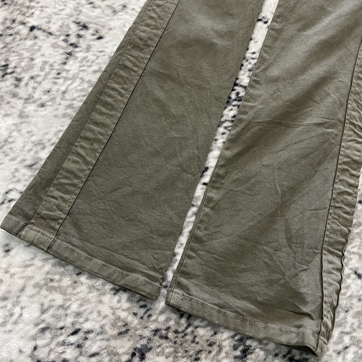 Le Grande Bleu (L.G.B.) 2000s Wow Japan Parachute Bondage Low Rise Cargo Flare Pants Size 26" / US 2 / IT 38 - 7 Thumbnail
