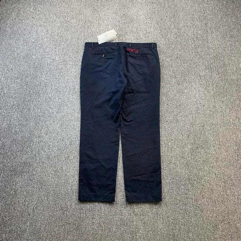 Gucci Gucci Navy blue nine-point trousers 2502-Nextarrow Size 52R - 2 Thumbnail