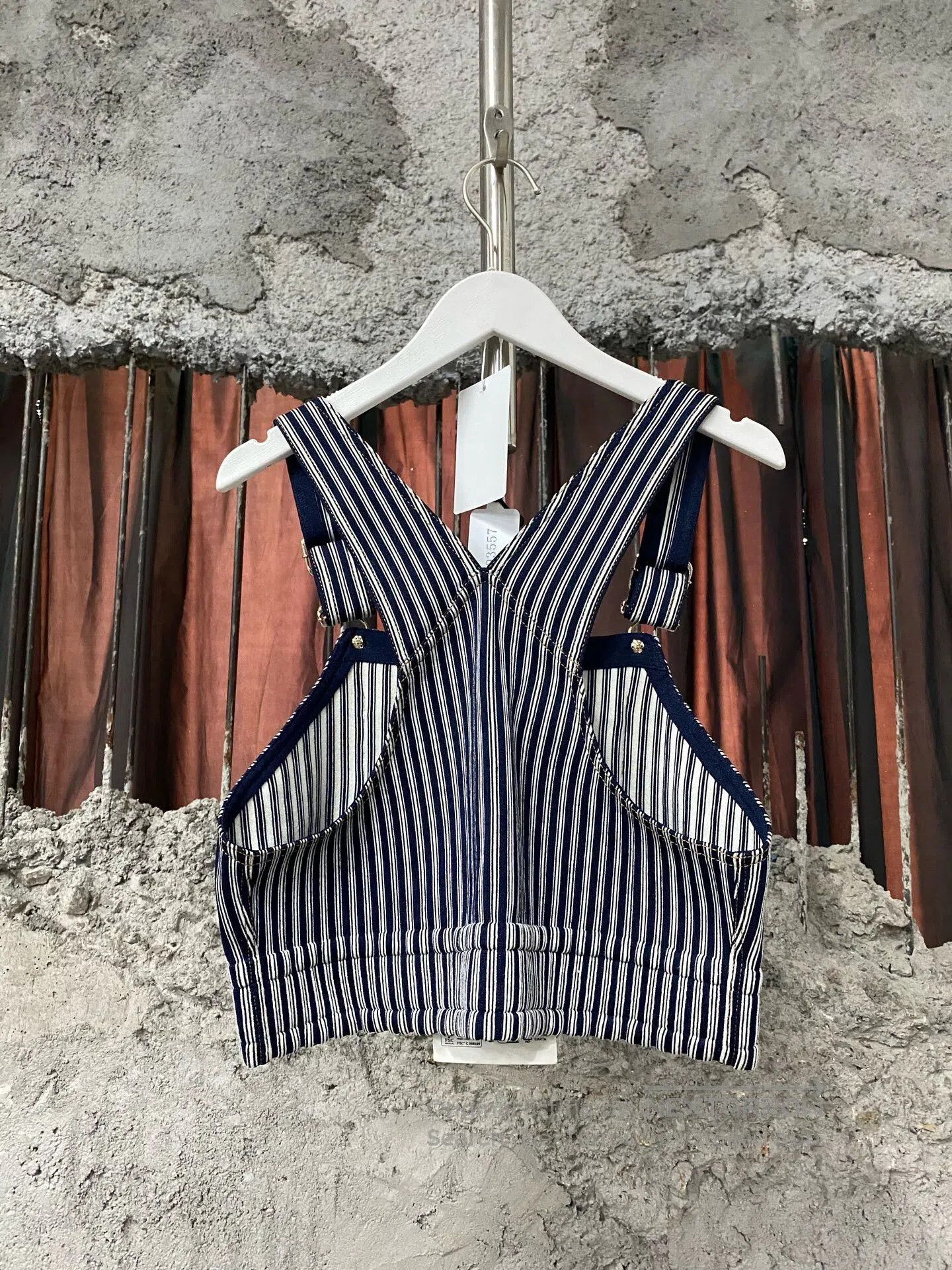 Chanel Chanel Striped Denim Vest. Size XS / US 0-2 / IT 36-38 - 2 Thumbnail