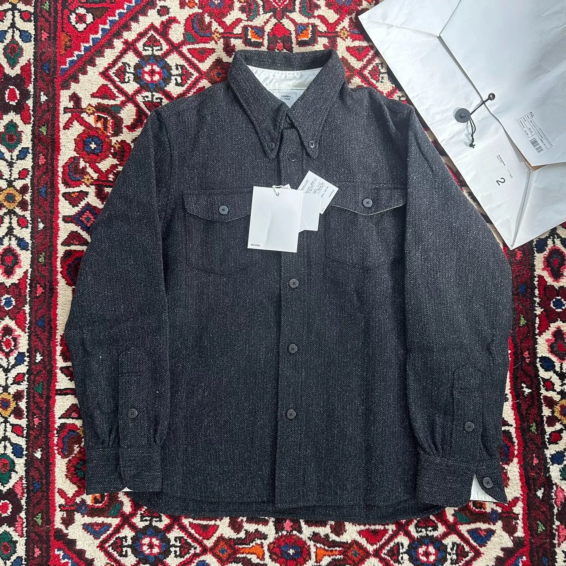 Visvim Visvim 17aw Wally Shirt Size 2 Size US M / EU 48-50 / 2 - 1 Thumbnail