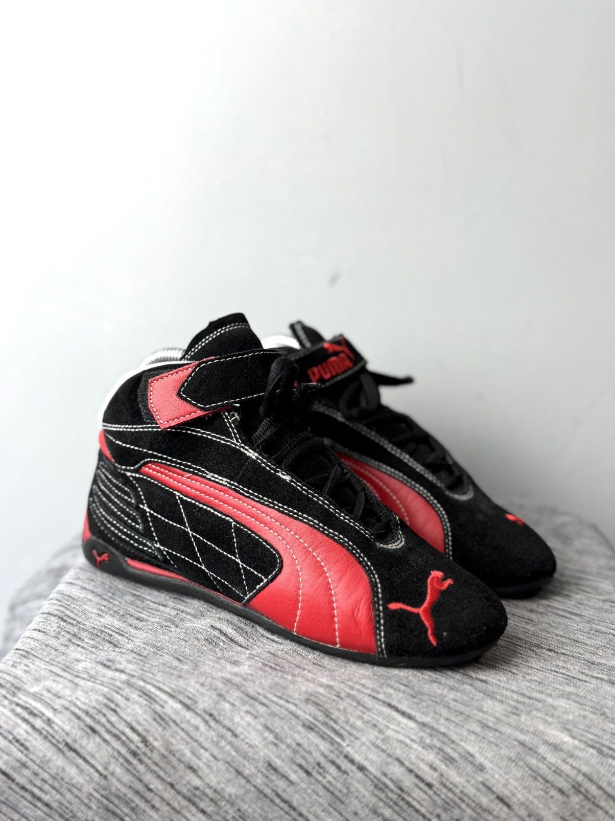 Puma Y2K Vintage Puma Speedcat High Top Suede Trainers Sneakers Size US 6 / IT 36 - 1 Thumbnail