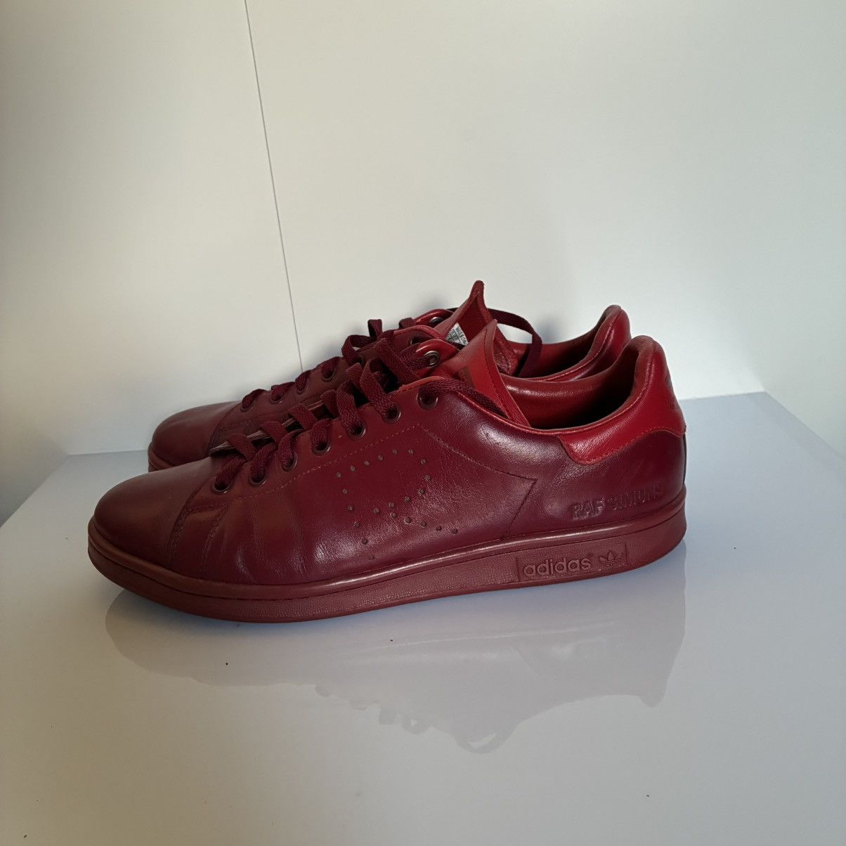 Adidas × Raf Simons Adidas Stan Smith X Raf Simons Tomato Red/Core Black Size US 10 / EU 43 - 5 Thumbnail