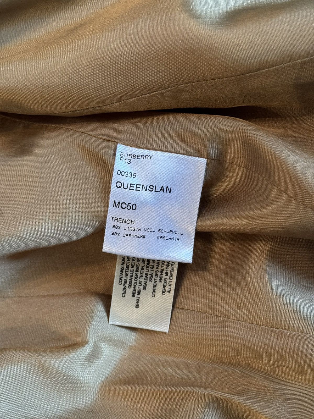 Burberry × Burberry Prorsum Burberry London wool + cashmere blend belted trench coat Size S / US 4 / IT 40 - 11 Thumbnail