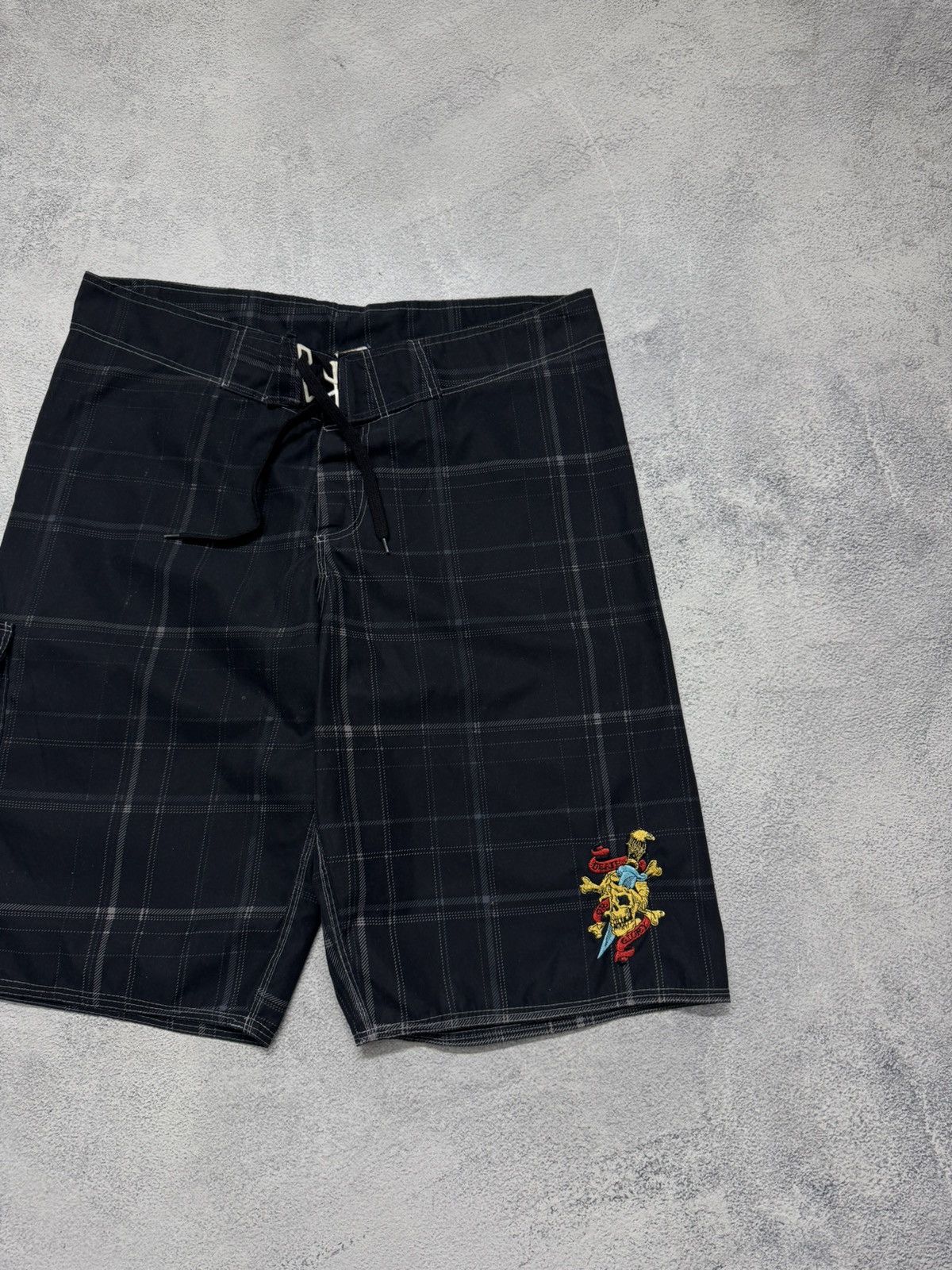 Ed Hardy Vintage Y2k Ed Hardy Skull ☠️ Shorts 00’s Size US 36 / EU 52 - 9 Thumbnail
