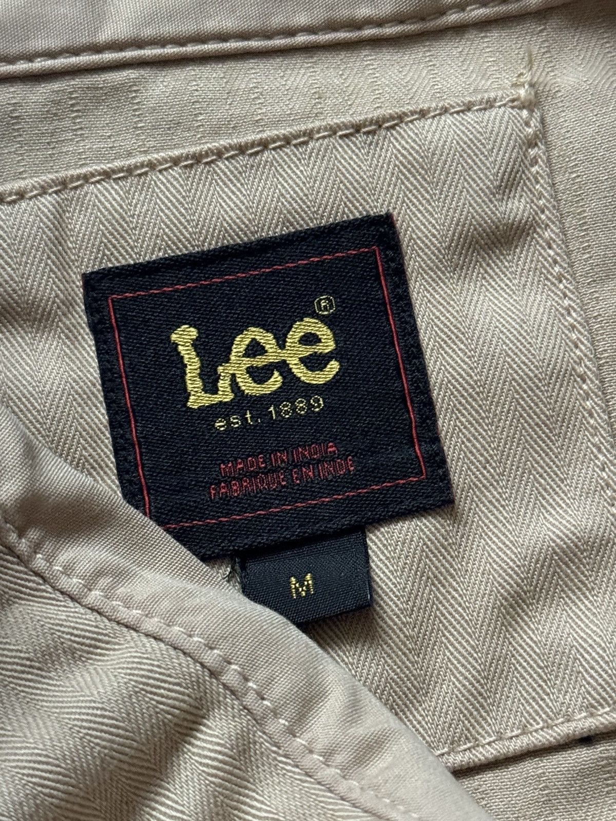 Lee × Vintage Lee workwear beige cargo shirt overshirt button up jacket Size US M / EU 48-50 / 2 - 9 Thumbnail