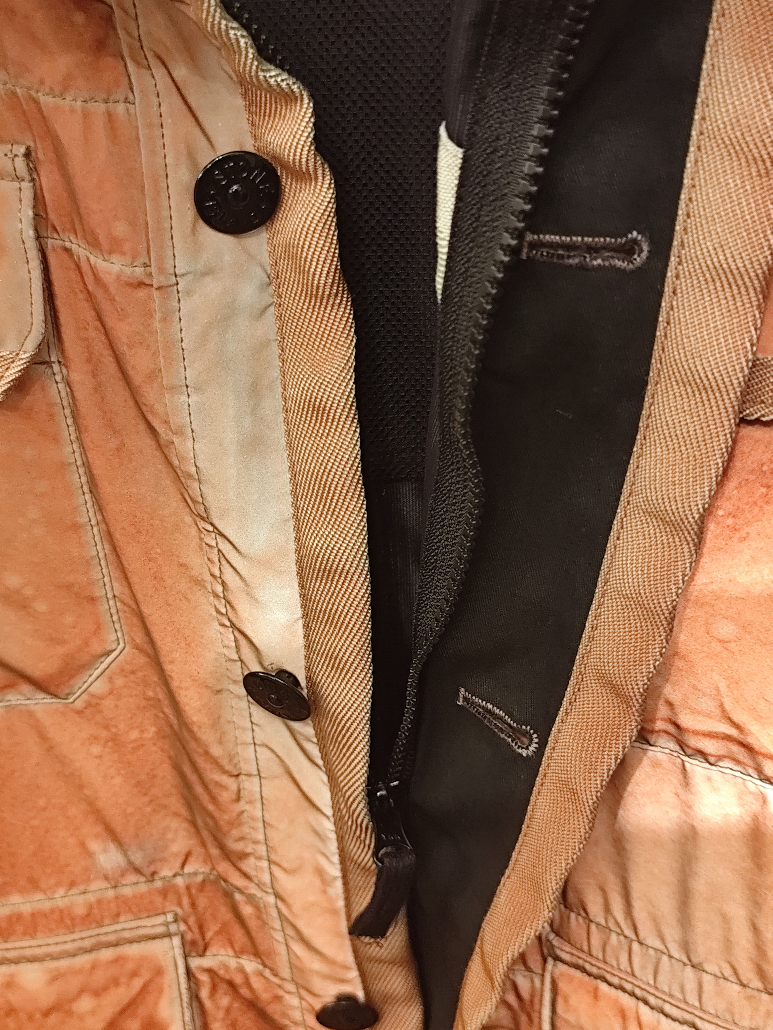 Stone Island Rare Red/Orange "Liquid Reflective" Jacket - Size: M - SS12 Size US M / EU 48-50 / 2 - 9 Thumbnail