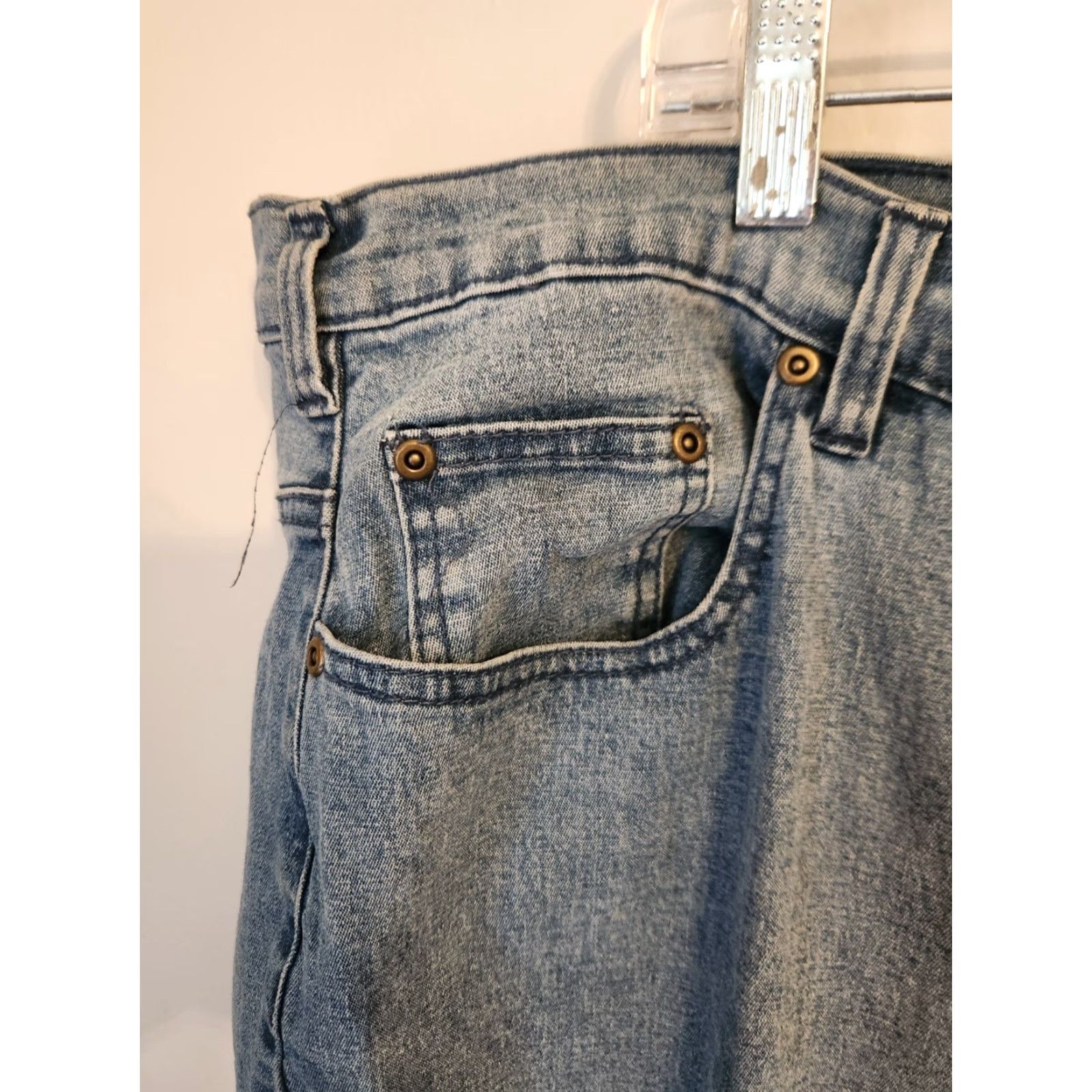 Vintage VINTAGE DG2 Diane Gilman Blue Embellished Shiny Bootcut Jeans 22W Petite Women Jeans Boots Size 40" / US 18 - 4 Thumbnail