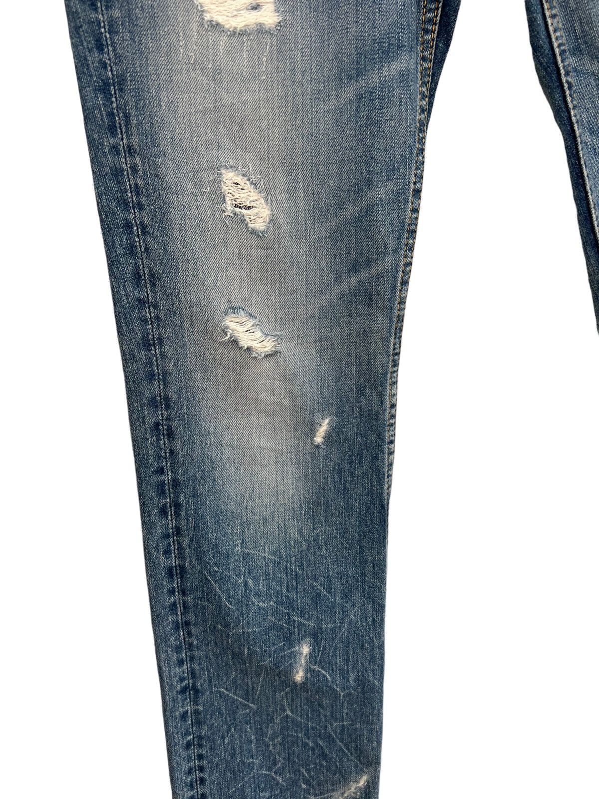 Vintage Antgauge Japan Double Waist Rips Distressed Denim Size US 29 - 9 Thumbnail