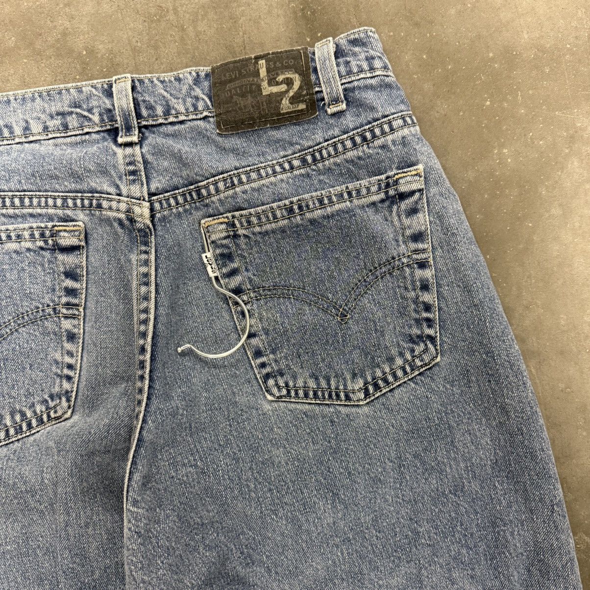 JNCO × Levi's × Vintage Vintage Y2K Levi's SilverTab Baggy Jeans Skater Wide Leg Size US 29 - 4 Thumbnail