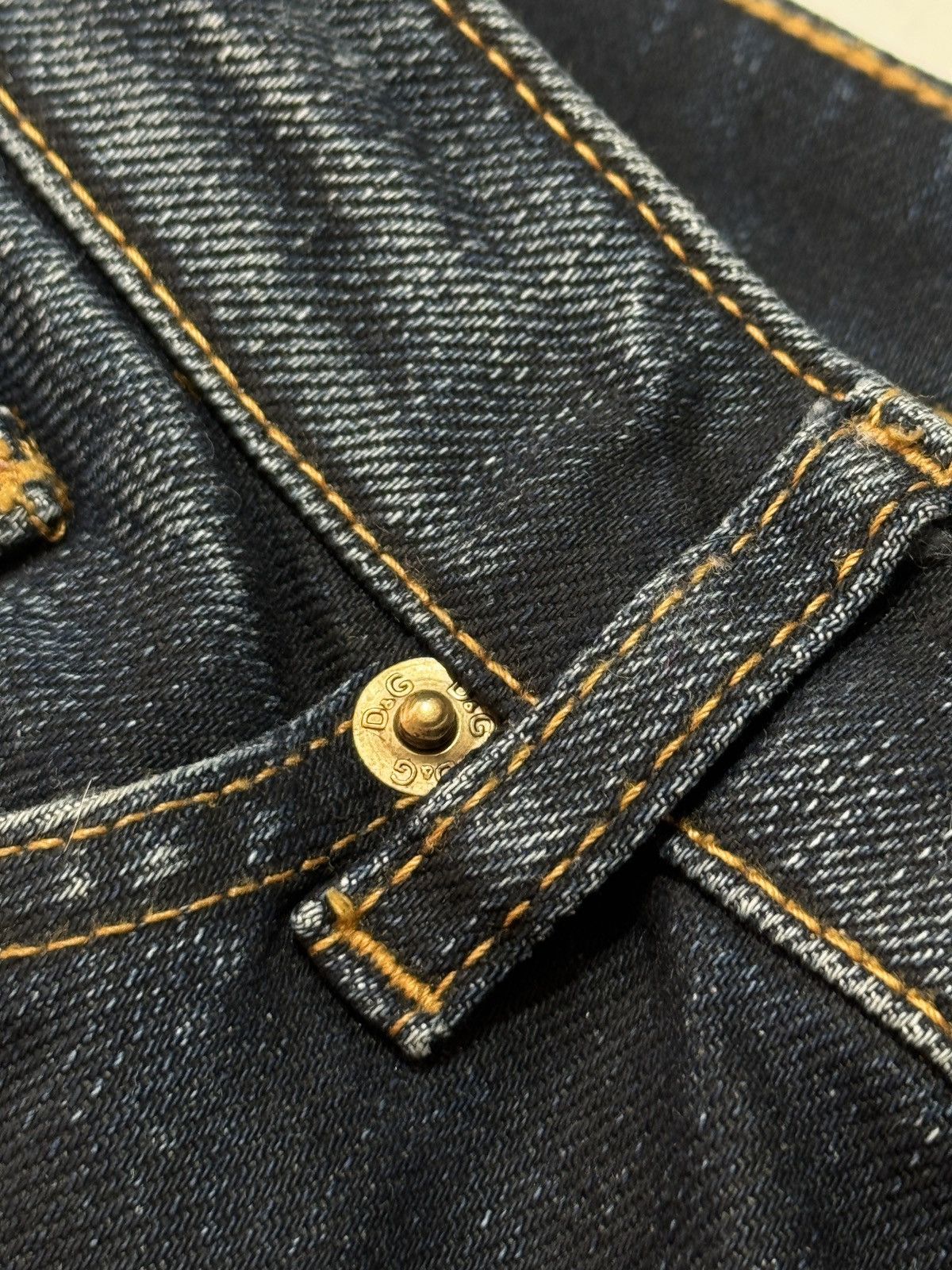 VINTAGE DOLCE&GABBANA 2000s SLIMMY WMN DENIM PANTS