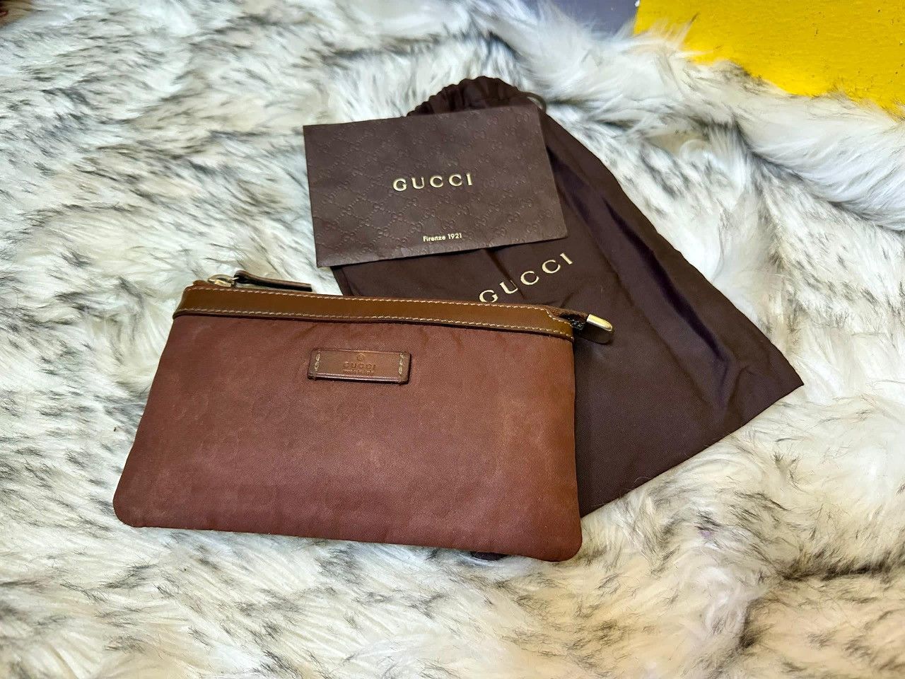 Gucci Authentic Gucci Guccisima Nylon Small Pouch Size ONE SIZE - 1 Thumbnail
