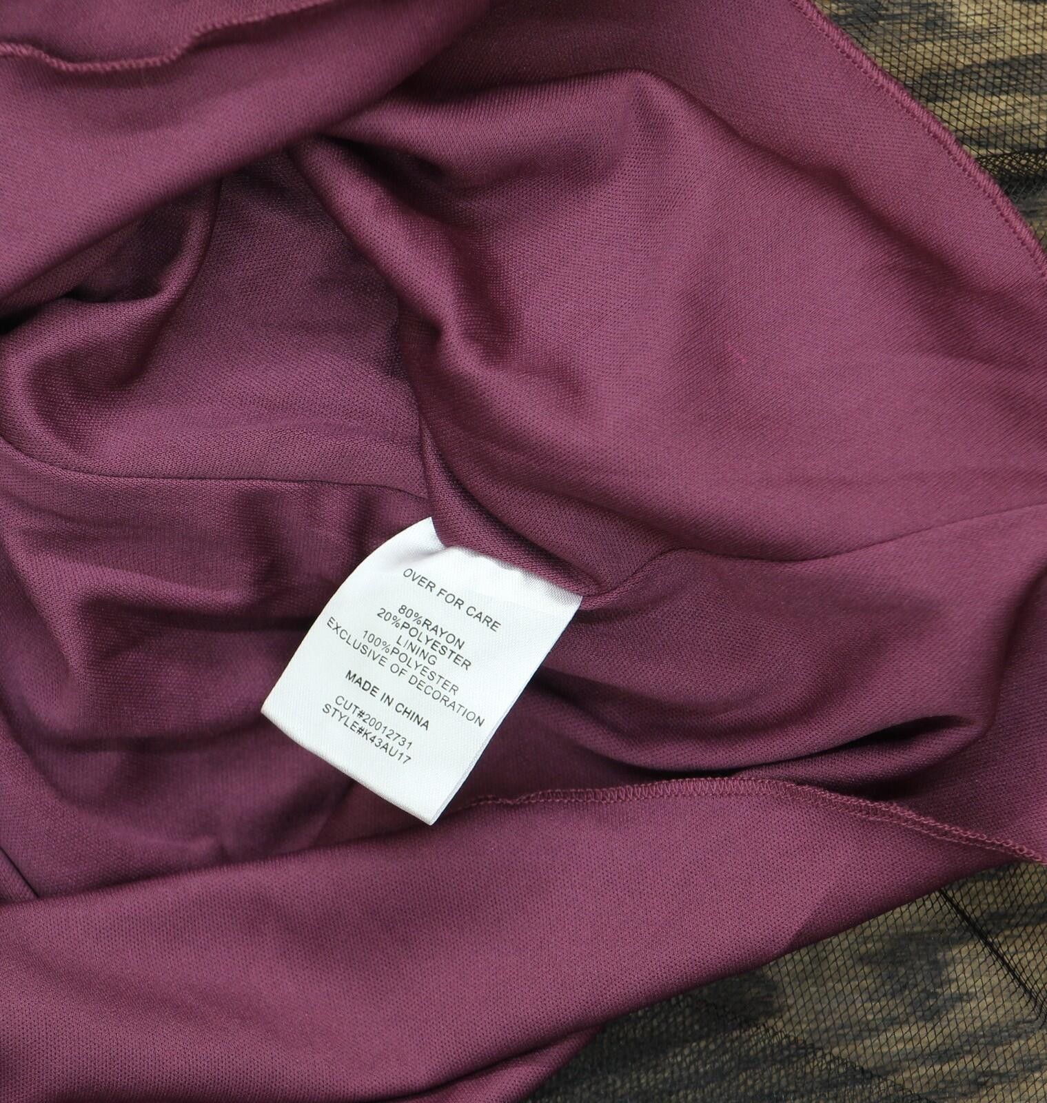 Other Nwt B. Darlin Corset Sleeve Fit Flare Dress K43au17 Berry 0 Size XS / US 0-2 / IT 36-38 - 5 Thumbnail