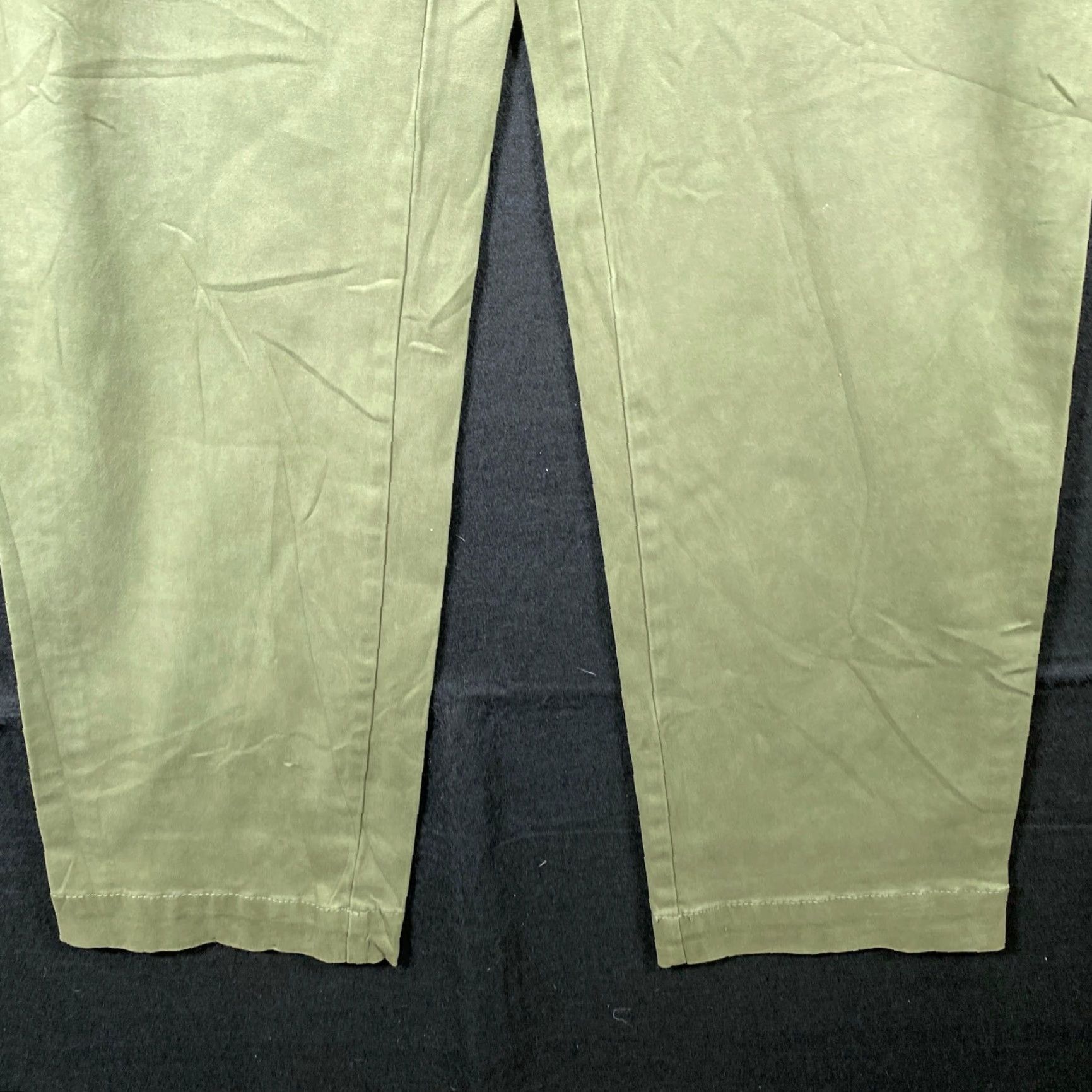 Talbots Talbots Womens Pants Green Straight Leg Work Casual Normcore Stretch 10 Size 24" / US 00 / IT 34 - 3 Thumbnail