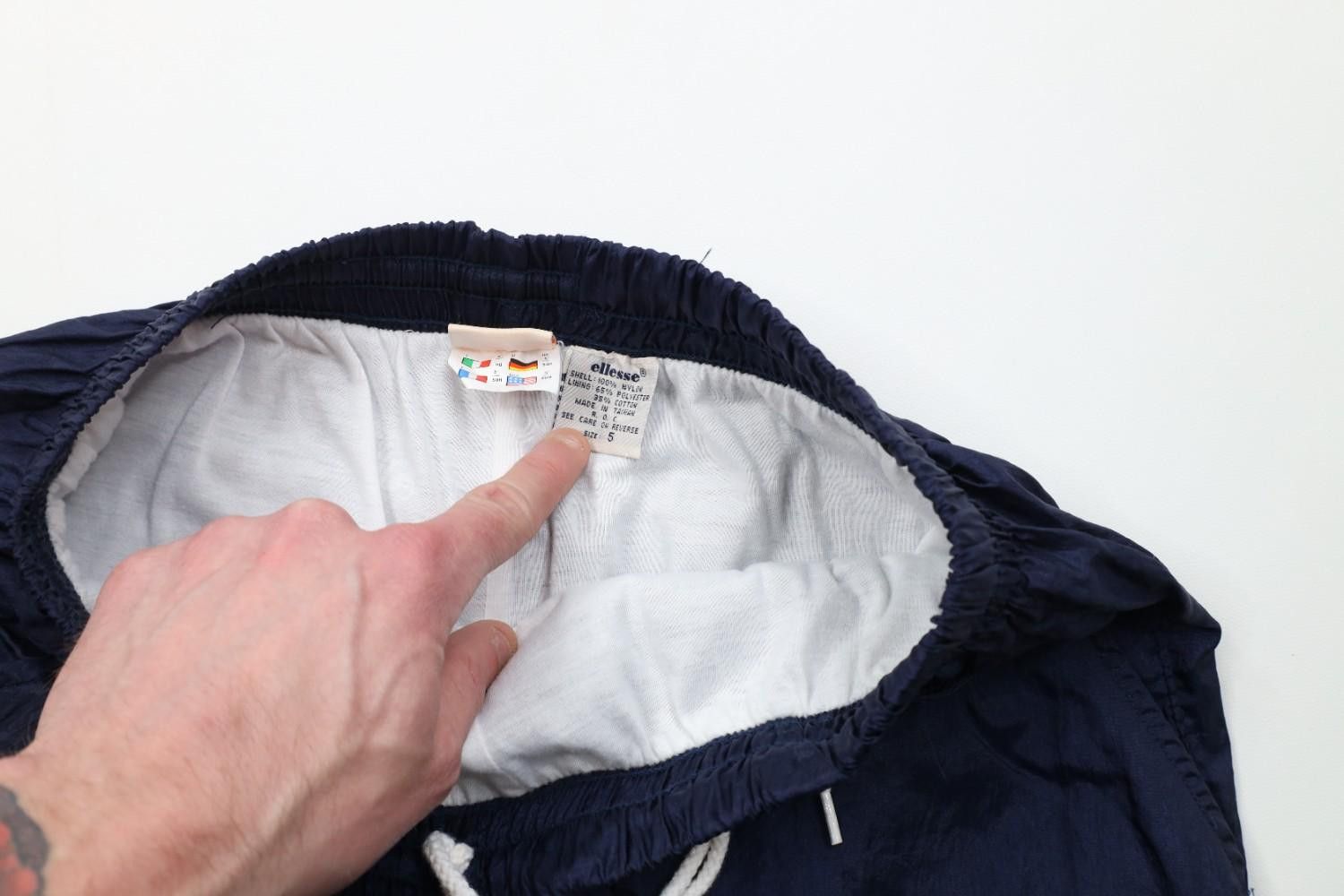 Ellesse Vintage 80s 90s Ellesse Tennis Windbreaker Joggers Pants Size US 34 / EU 50 - 11 Thumbnail